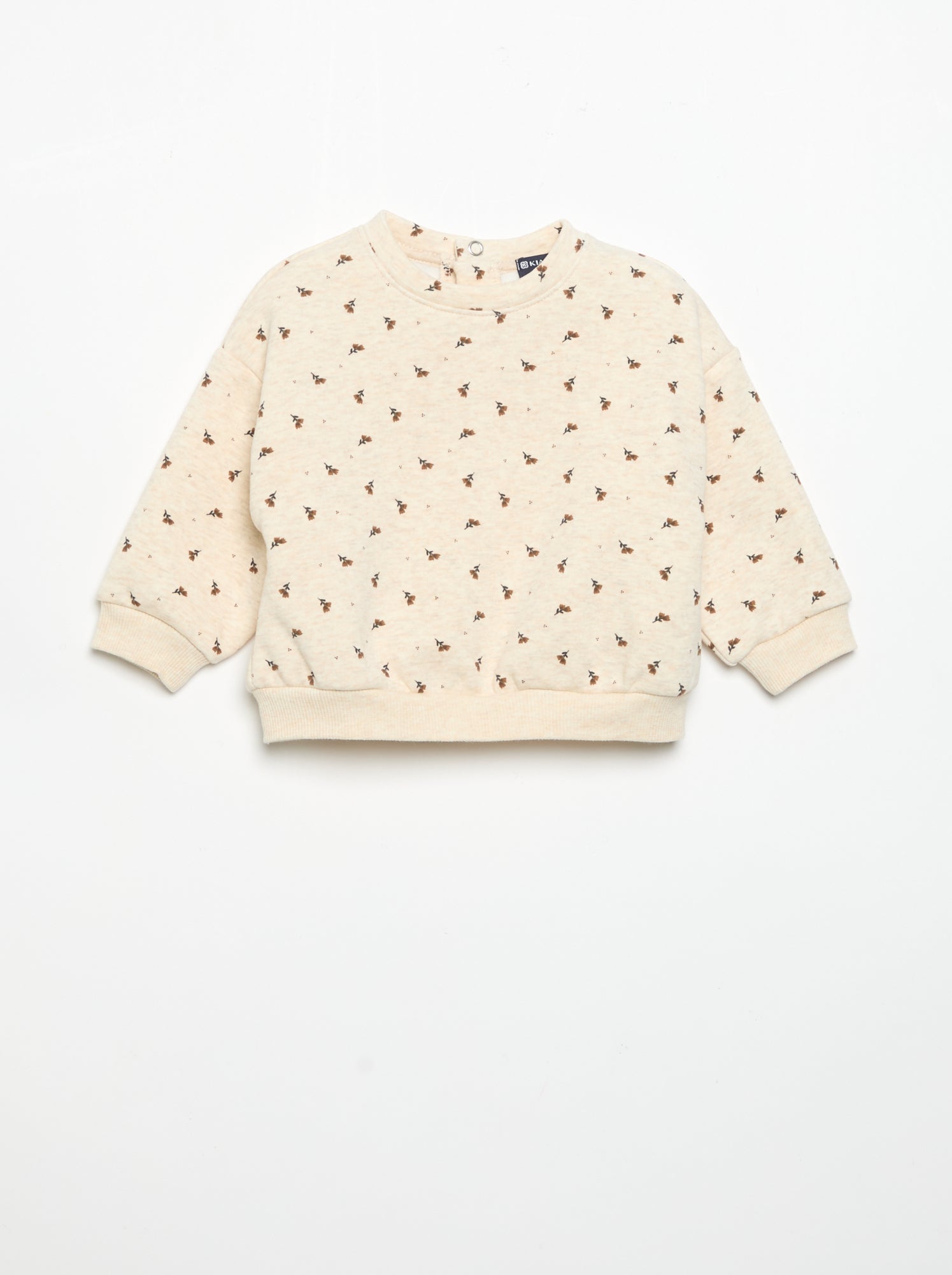Sweat-shirt à manches longues - Beige (GDB02_4)