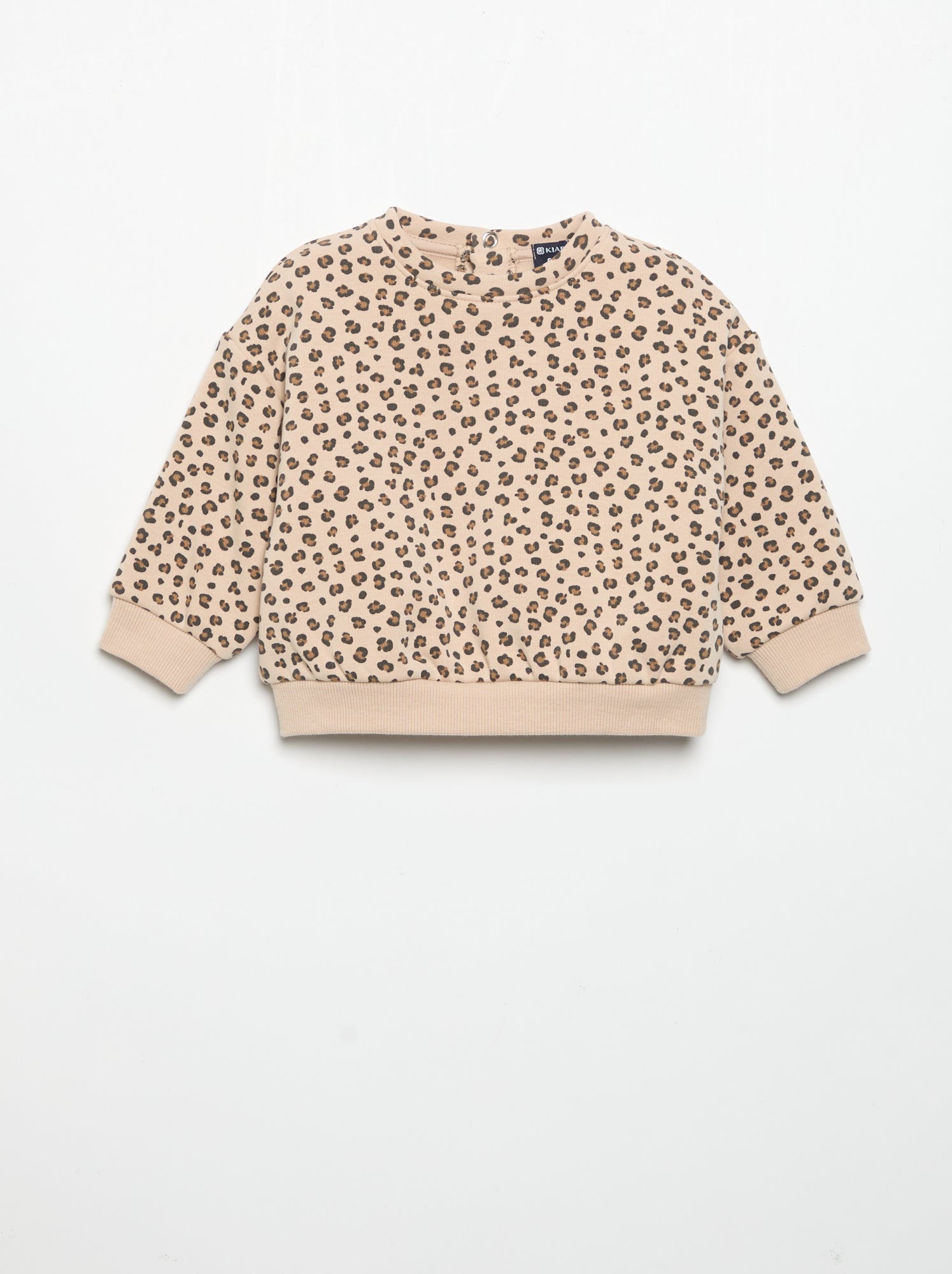 Sweat-shirt à manches longues - Beige (GDB02_6)
