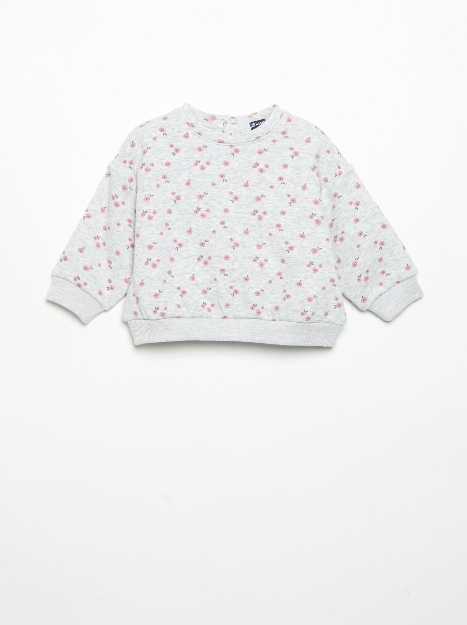 Sweat-shirt à manches longues - Gris