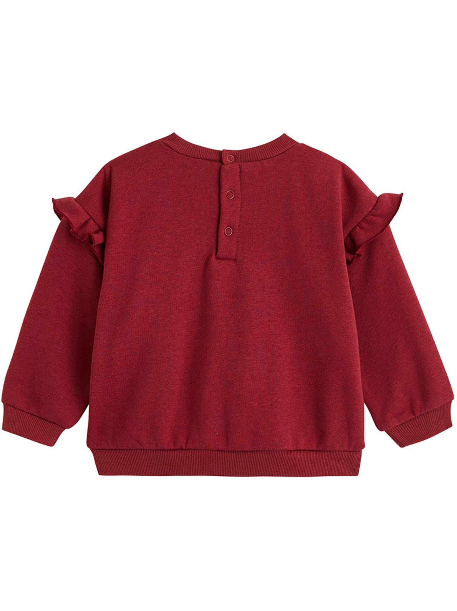 Sweat-shirt bébé en molleton harmony - Rose
