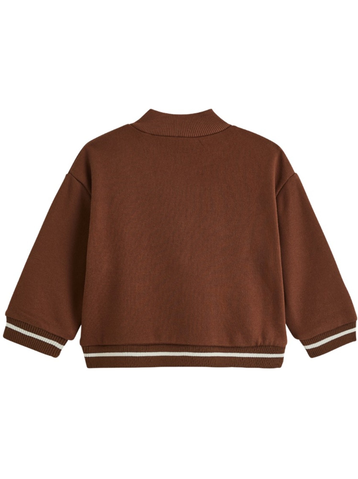 Sweat-shirt bébé en molleton mathéo - Marron