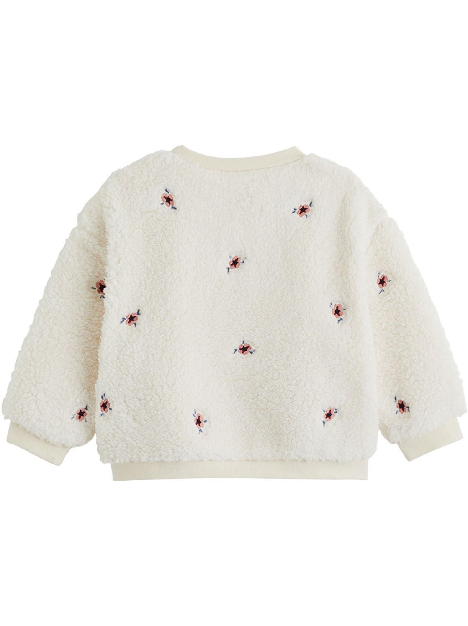 Sweat-shirt bébé en sherpa cléo - Beige clair