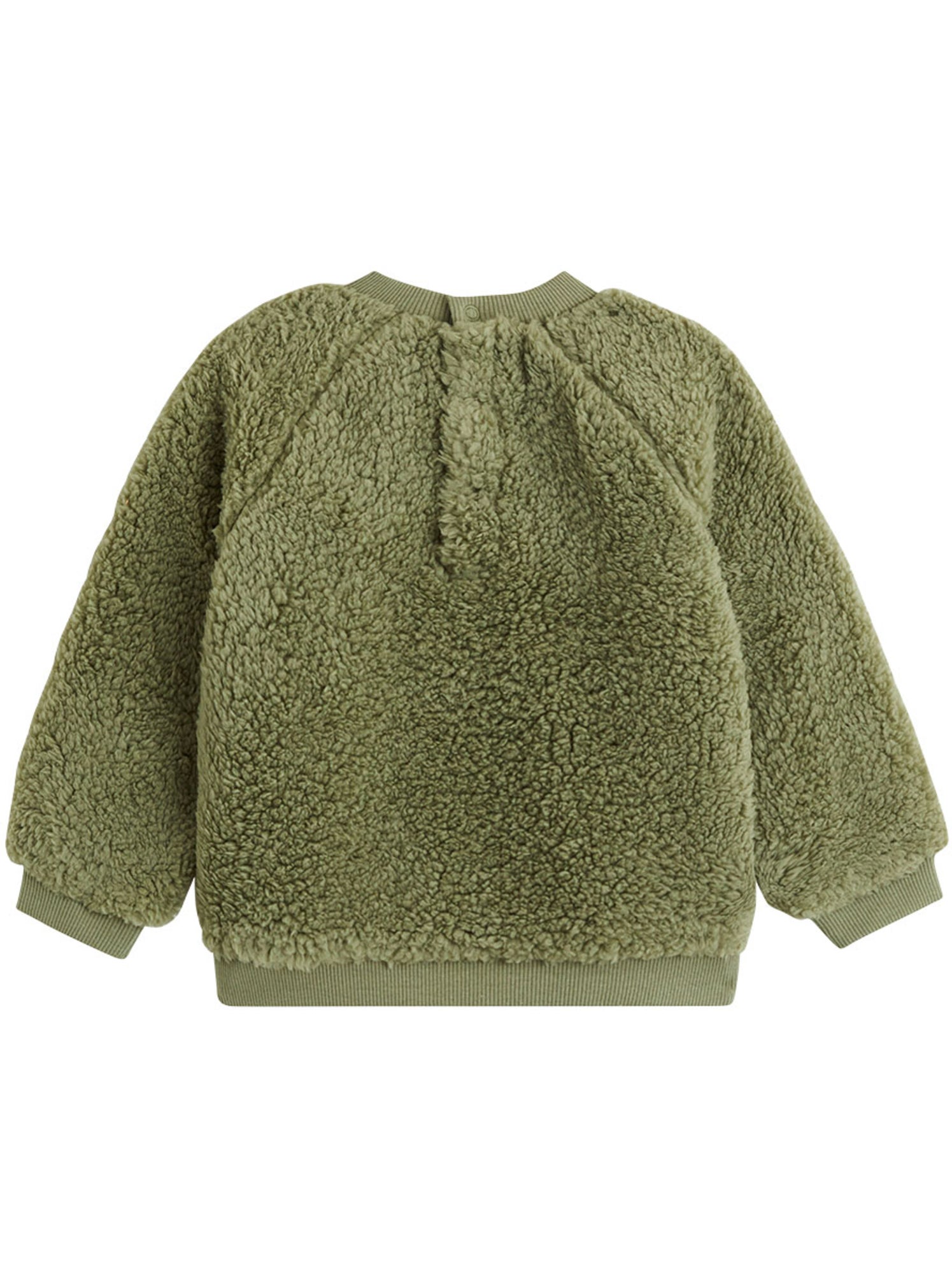 Sweat-shirt bébé en sherpa ginkgo - Vert