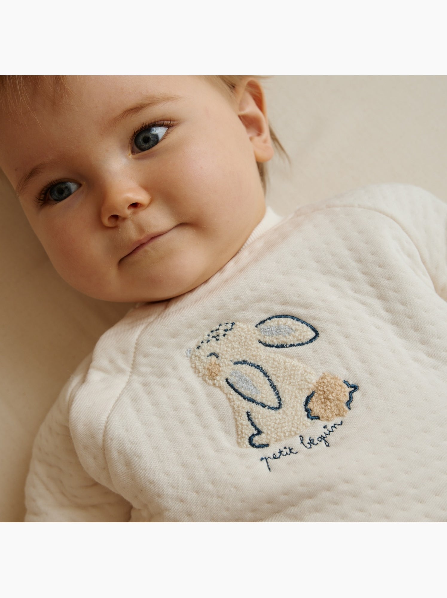 Sweat-shirt bébé voix lactée - Ecru