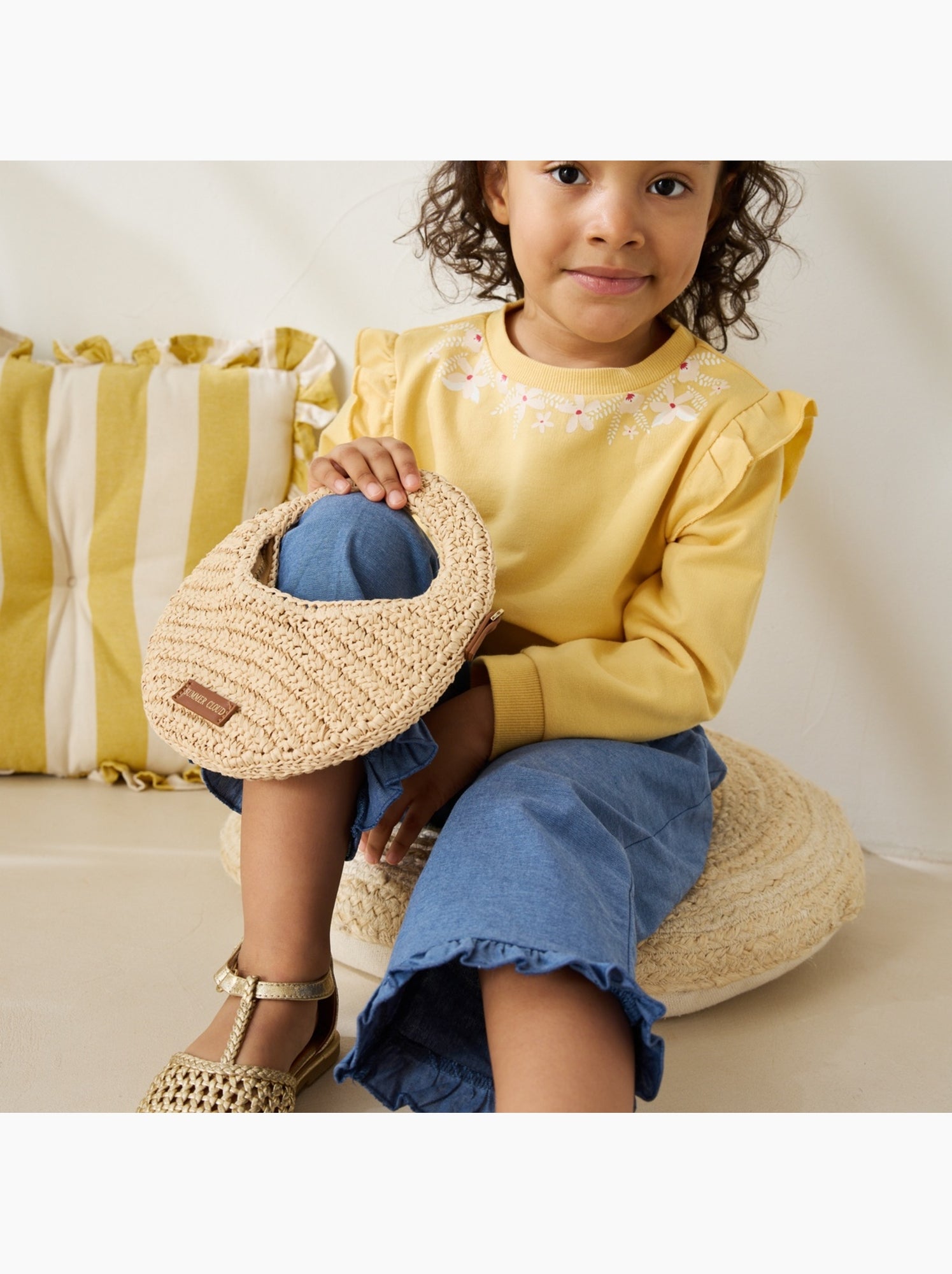 Sweat-shirt enfant camila - Jaune