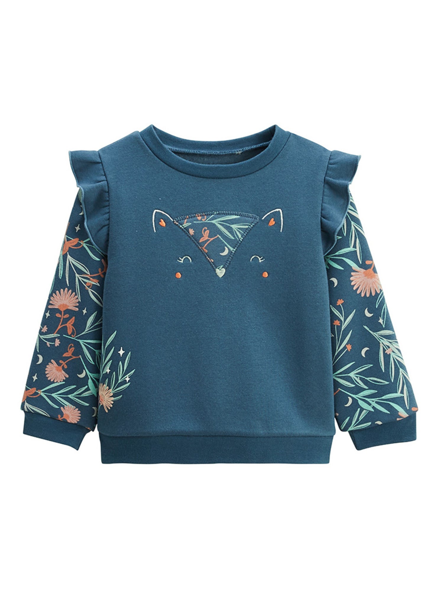 Sweat-shirt enfant en molleton dina - Bleu