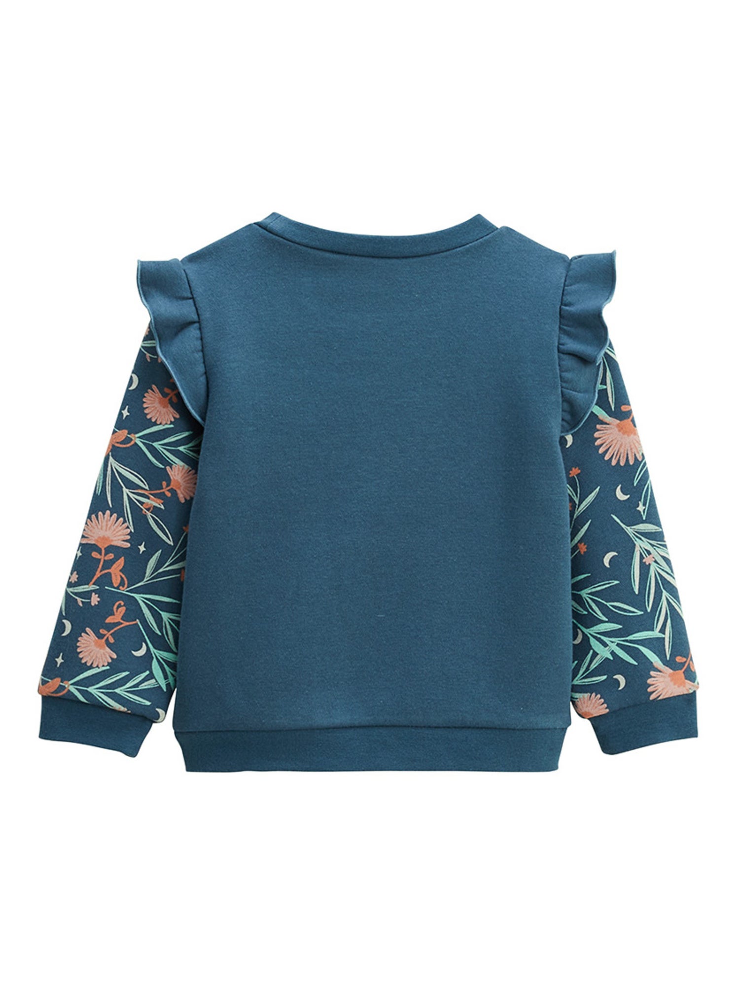Sweat-shirt enfant en molleton dina - Bleu