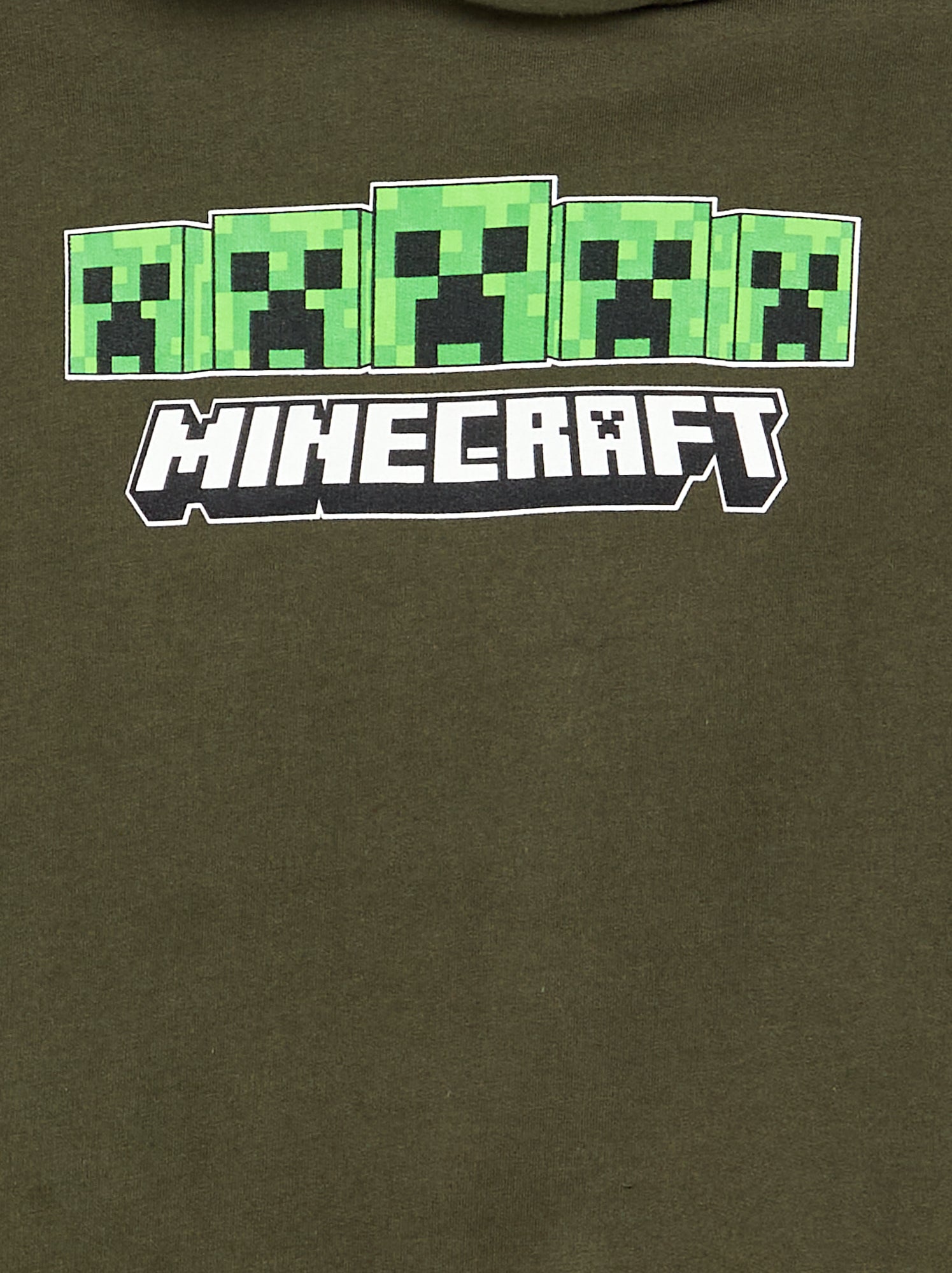 Sweat-shirt uni 'Minecraft' - Vert