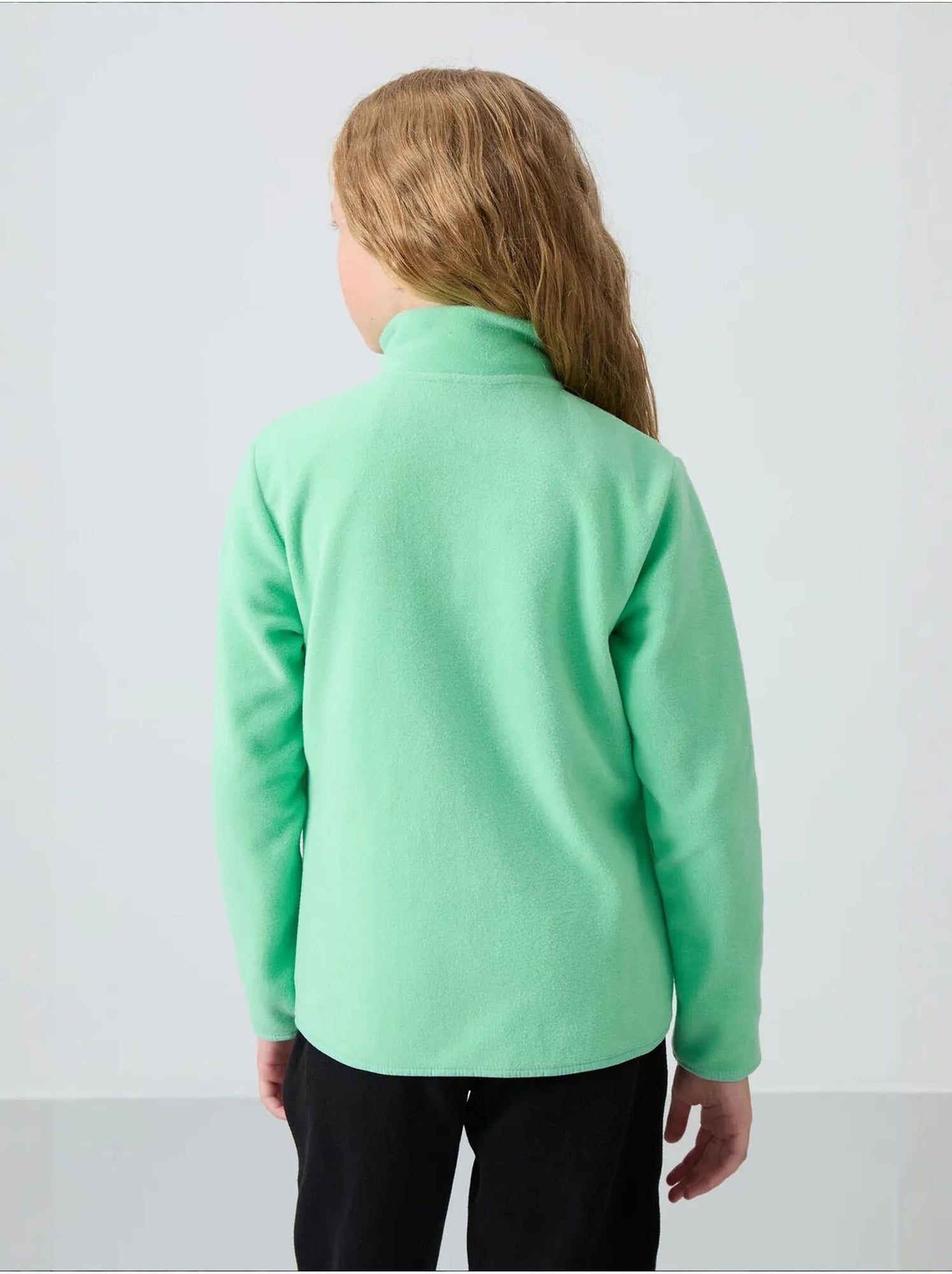 Sweat-shirt unisexe jeunesse à fermeture éclair tommy - Vert menthe