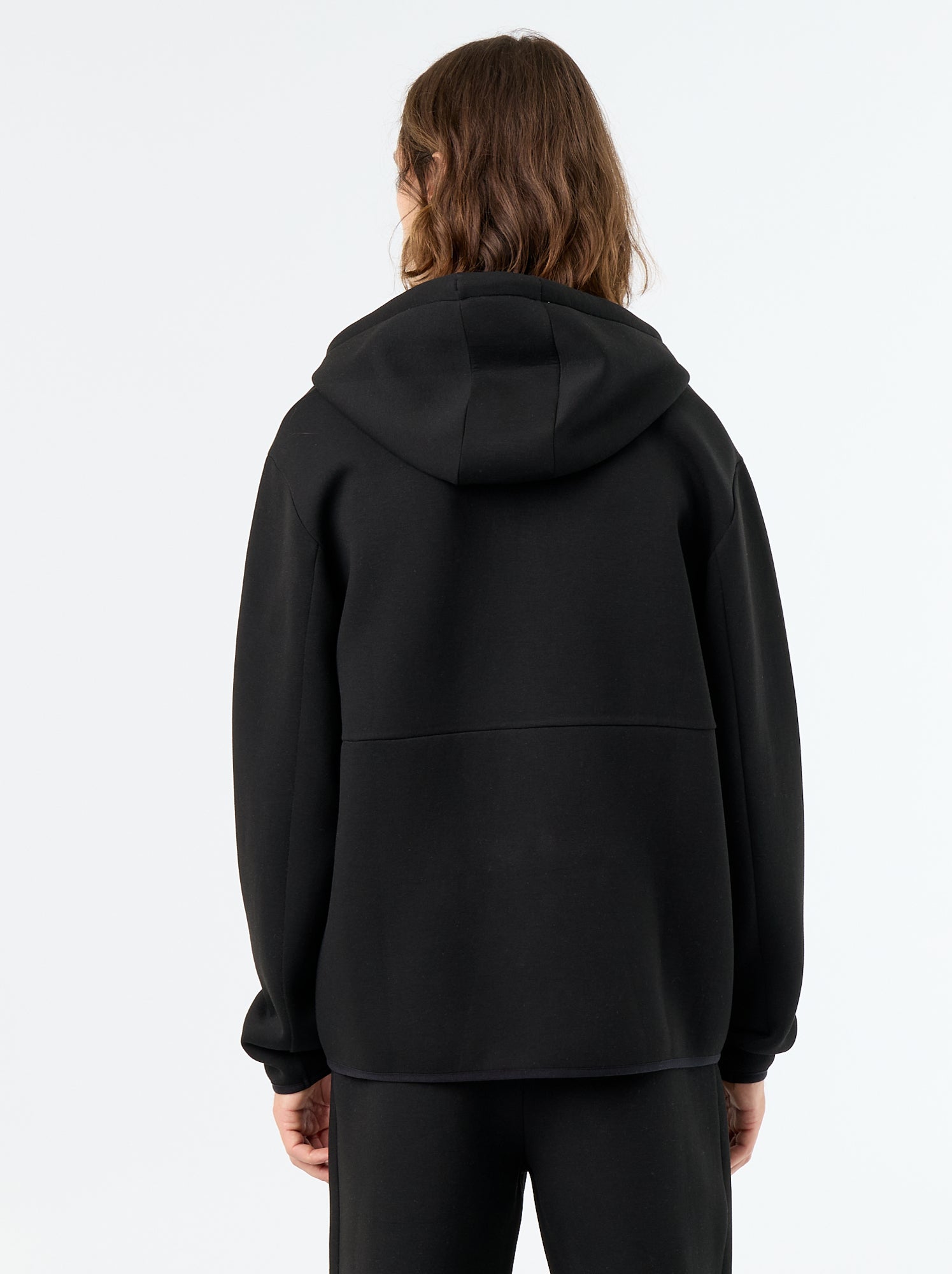 Sweat type néoprène à capuche - Noir