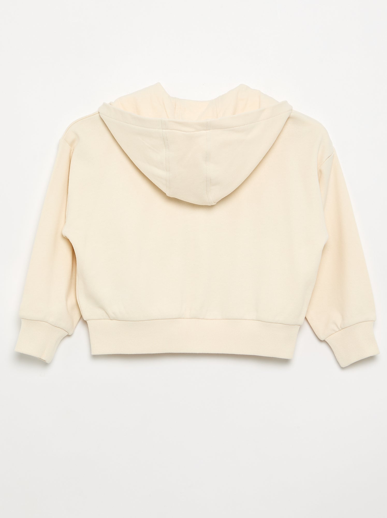 Sweat zippé à capuche - Blanc