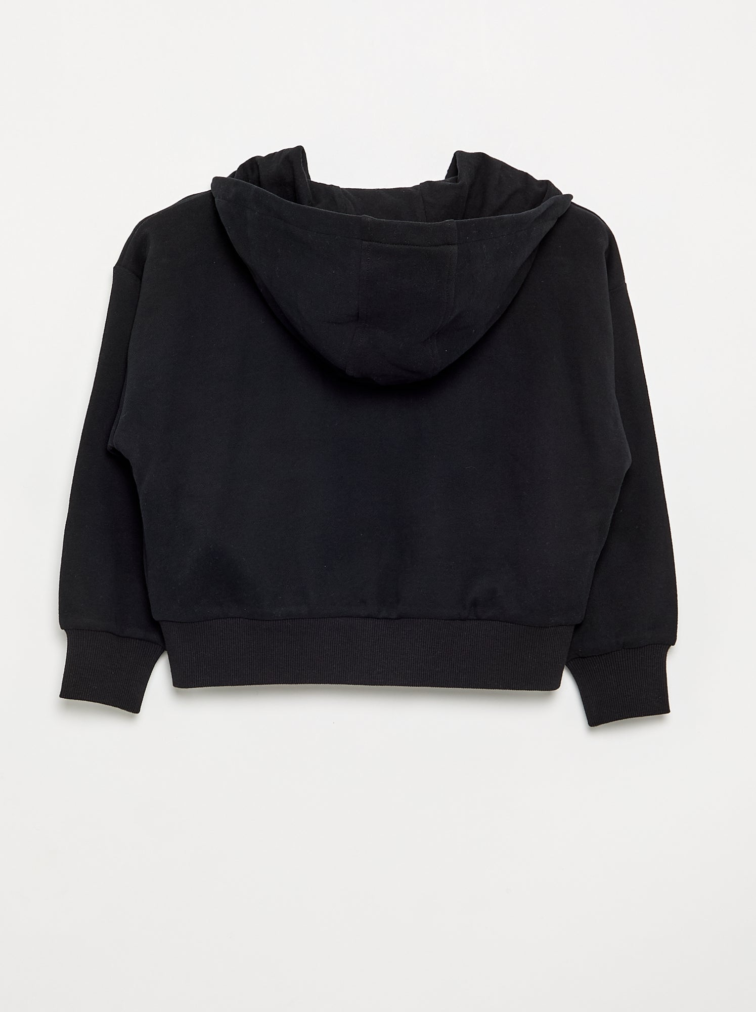 Sweat zippé à capuche - Noir