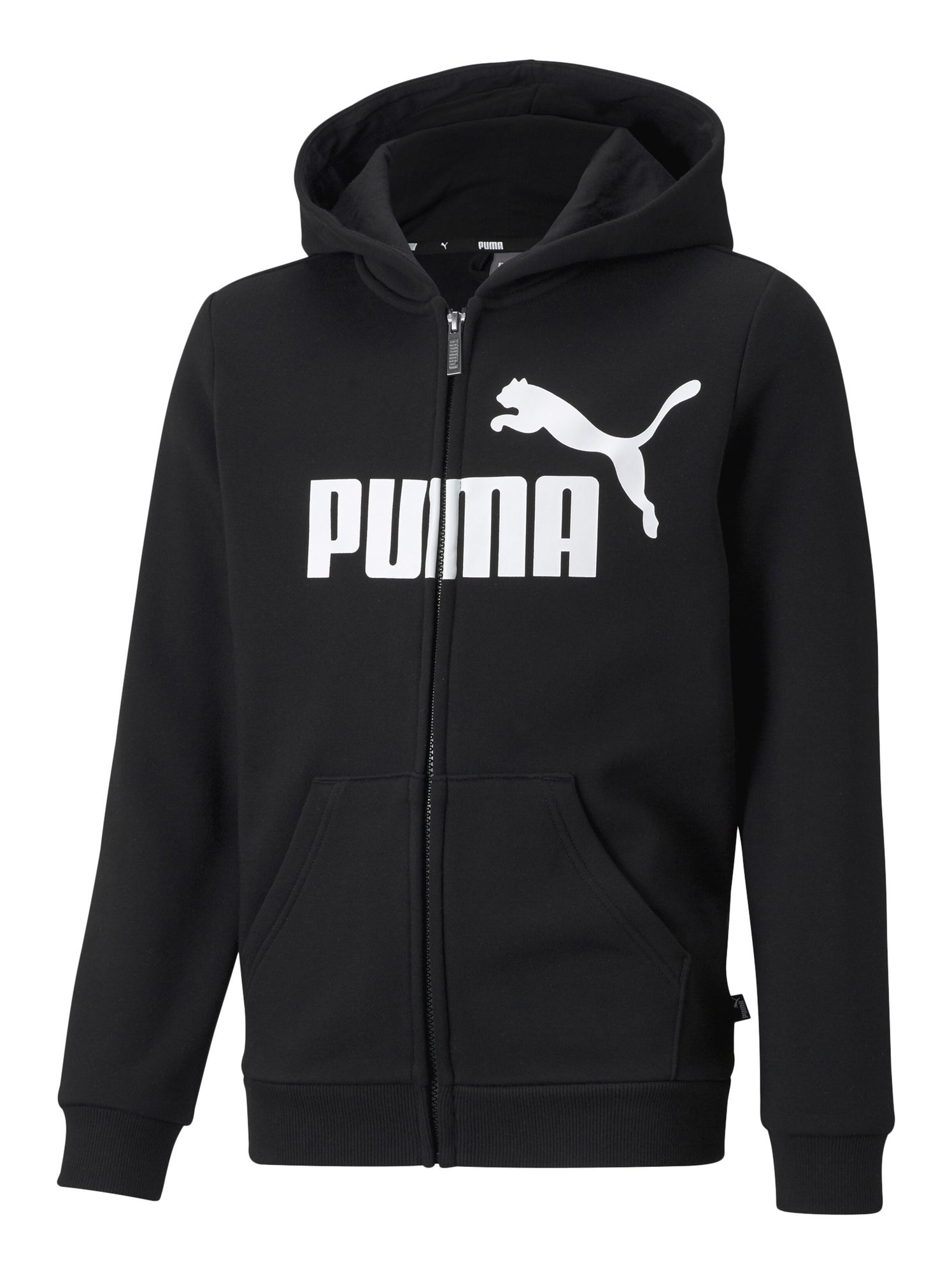 Sweat Zippé à Capuche Puma ESS Big Logo - Noir