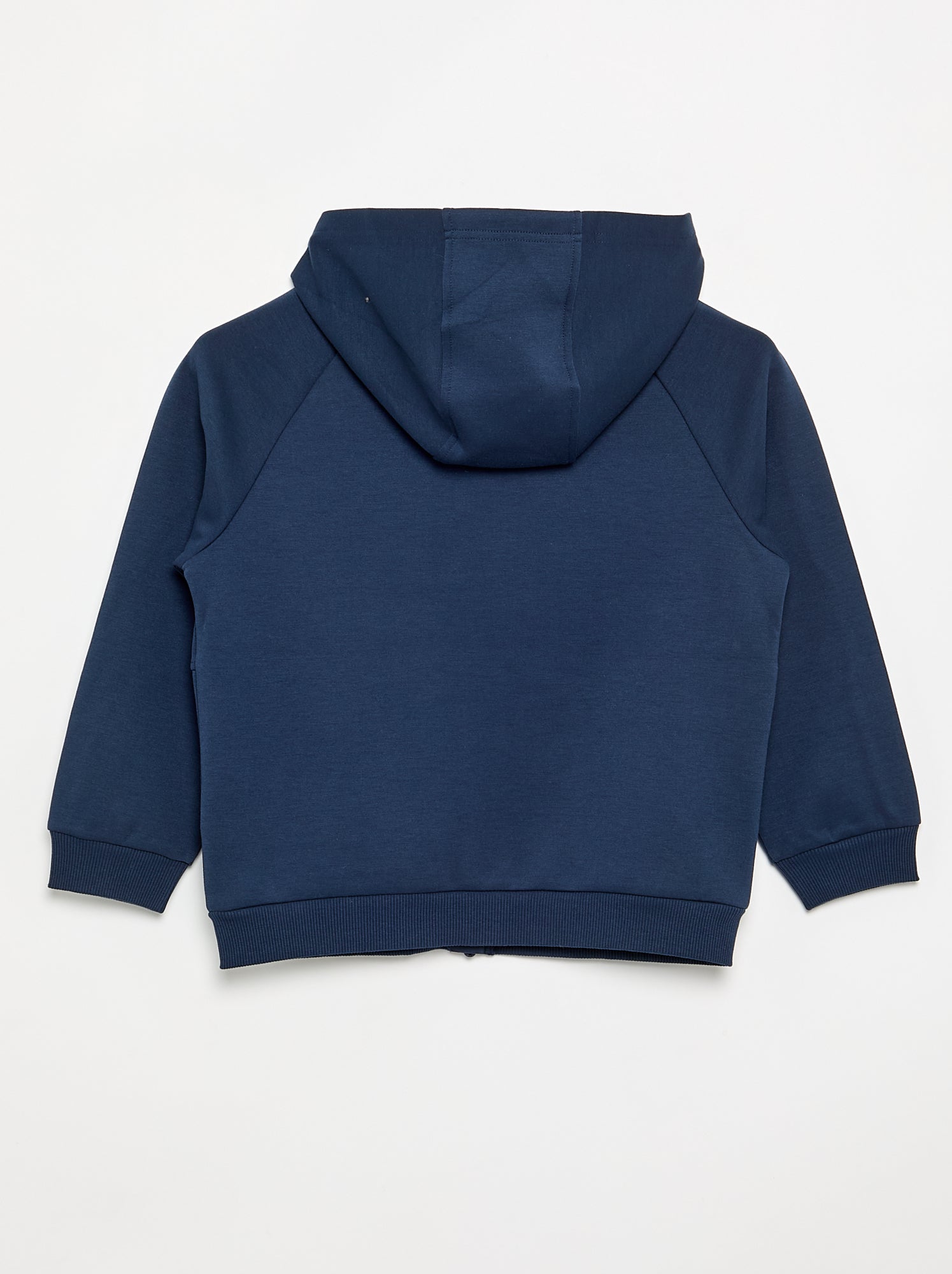 Sweat zippé avec col capuche - collection facile à enfiler - Bleu