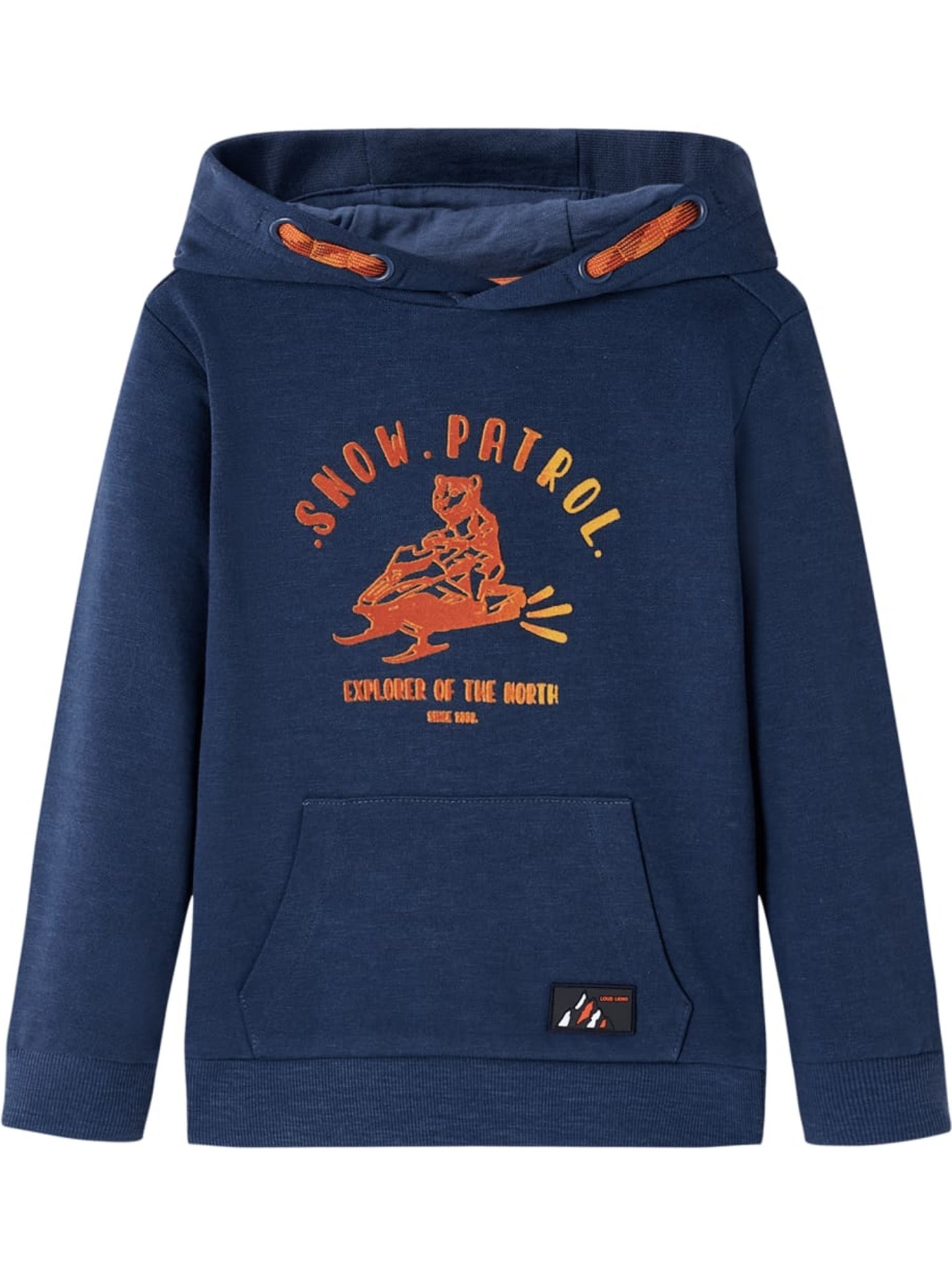 Sweatshirt à capuche pour enfants coton - vidaxl - Bleu