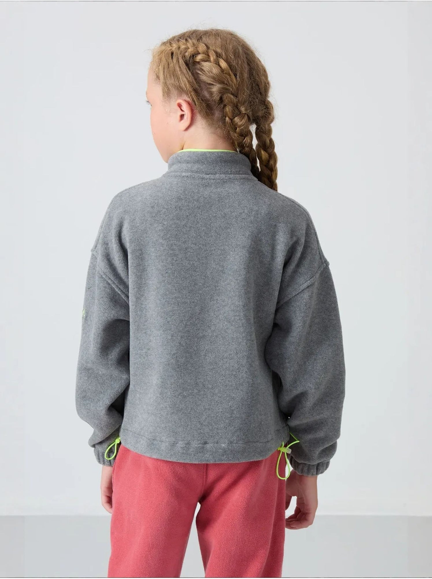 Sweatshirt jeunesse à fermeture éclair tommy - Gris