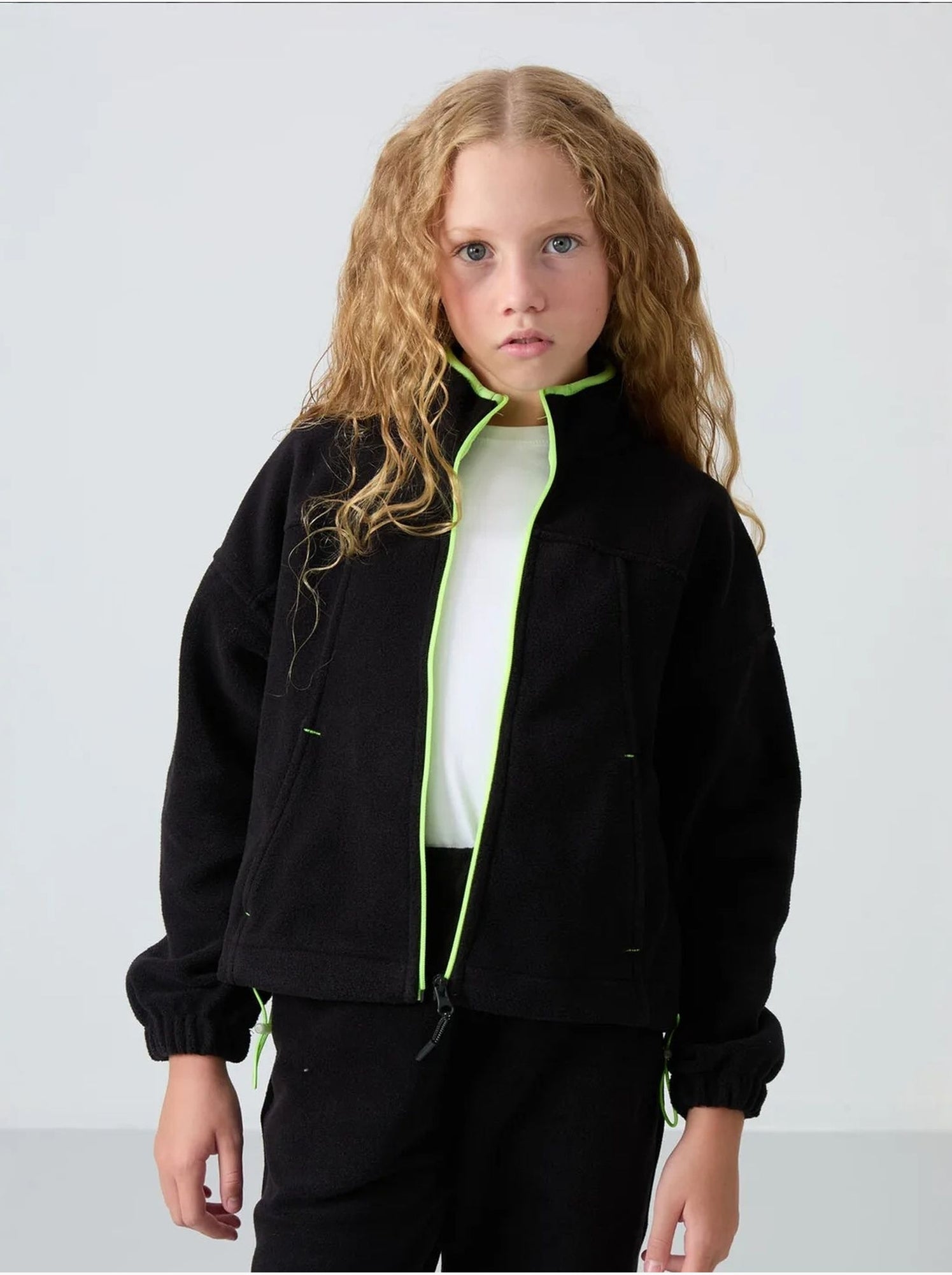 Sweatshirt jeunesse à fermeture éclair tommy - Noir