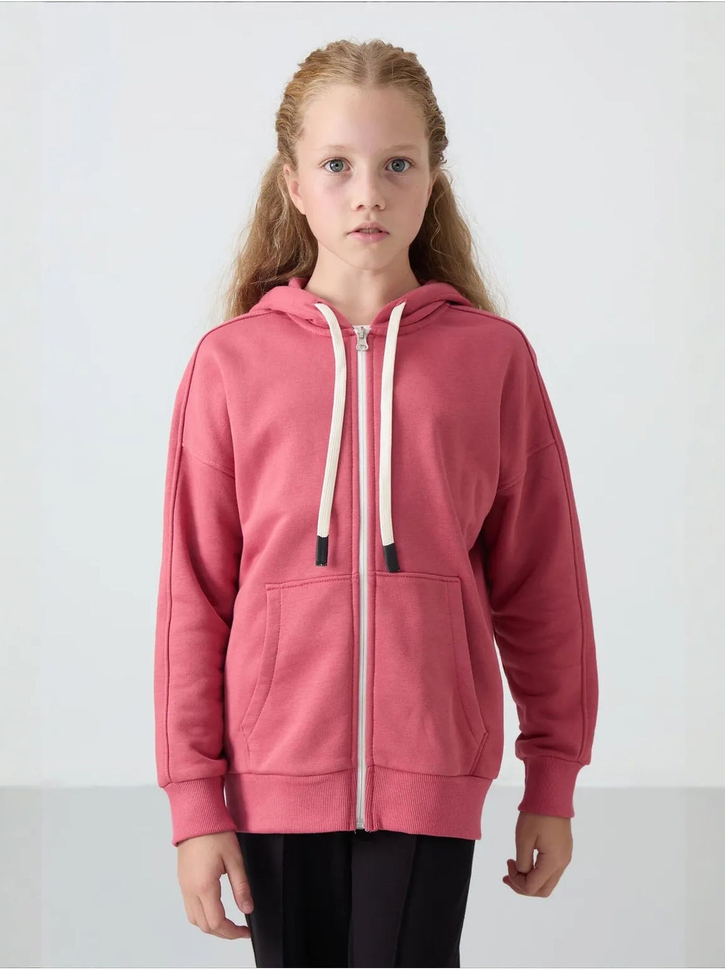 Sweatshirt unisexe jeunesse à capuche zippé tommy - Multicolore