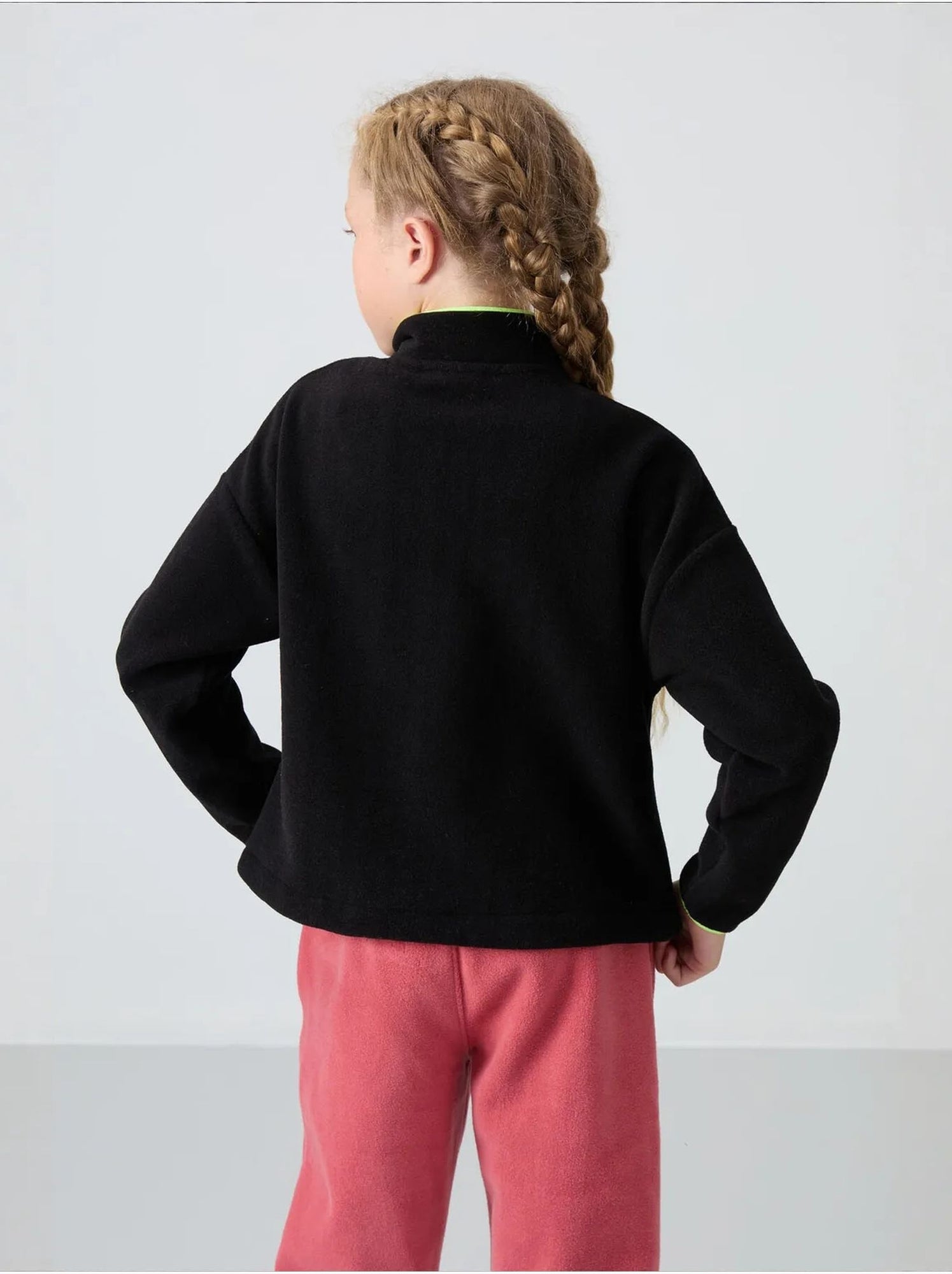 Sweatshirt unisexe jeunesse à fermeture éclair tommy - Noir
