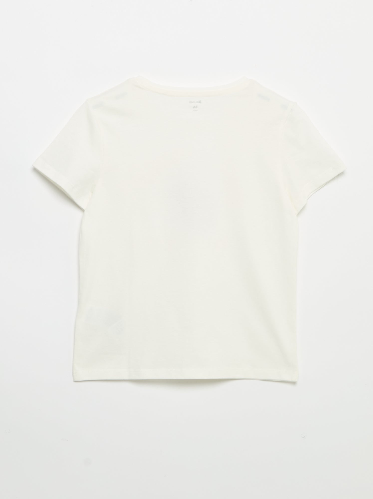 T-shirt à manches courtes avec animation - Blanc (EUP66_21)