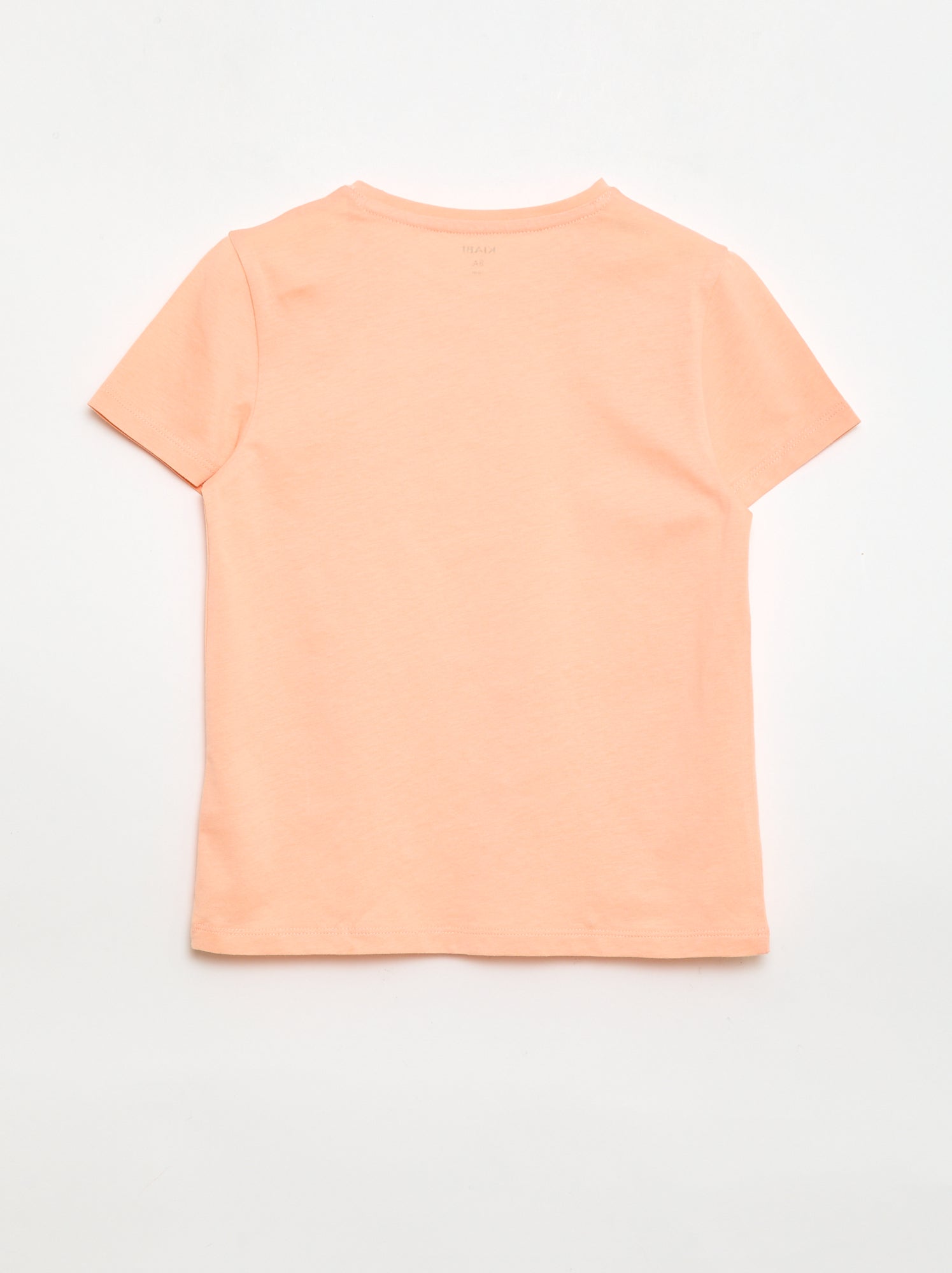 T-shirt à manches courtes avec animation - Orange