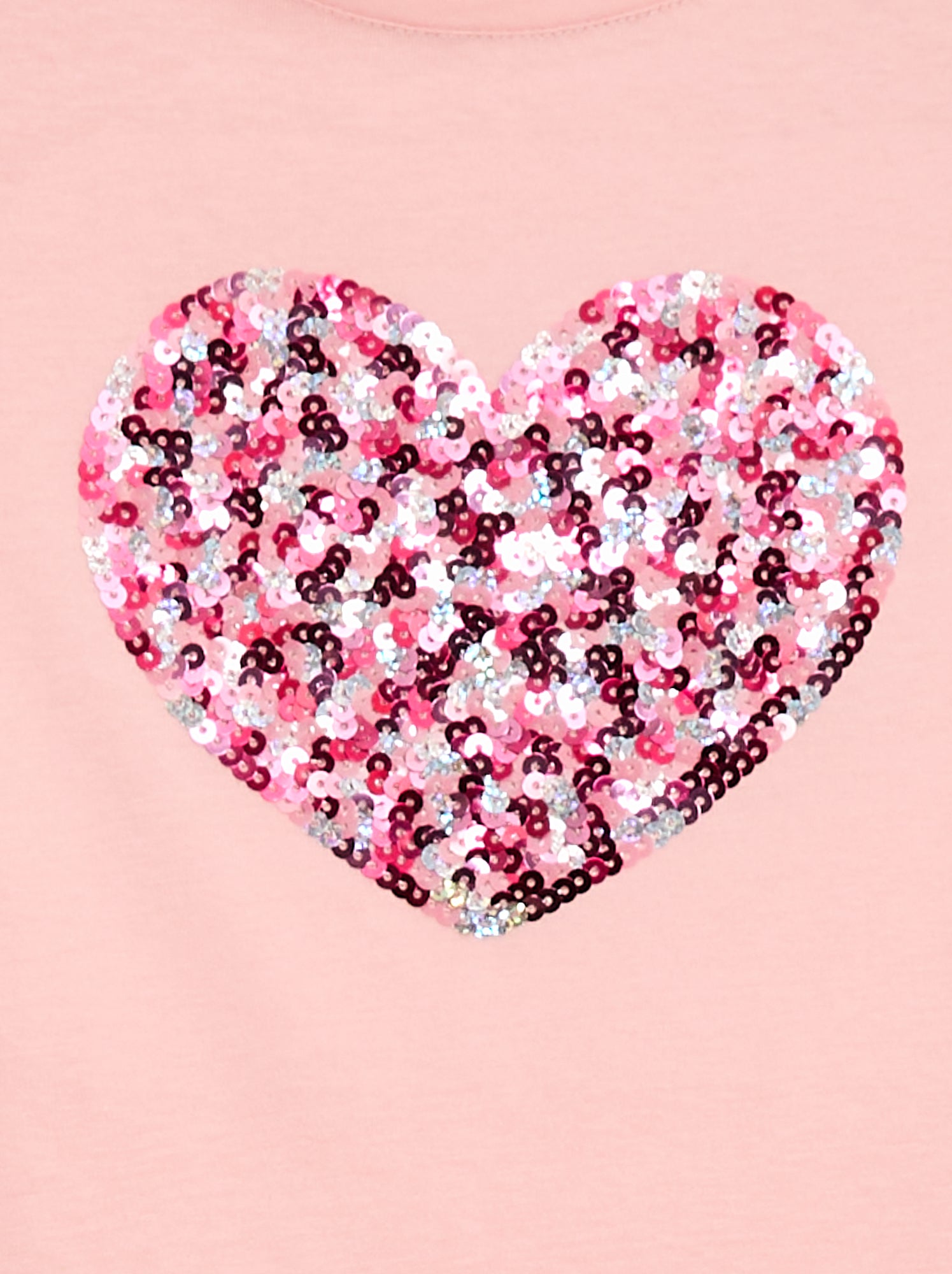 T-shirt à manches courtes avec animation - Rose (EUP66_1)