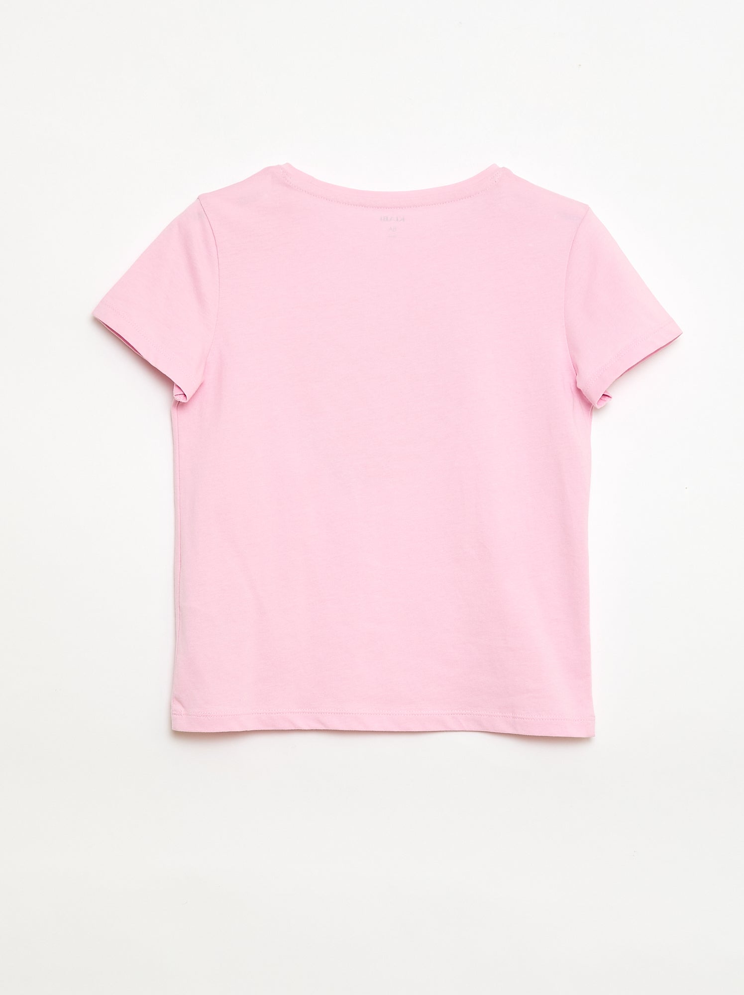 T-shirt à manches courtes avec animation - Rose (EUP66_6)