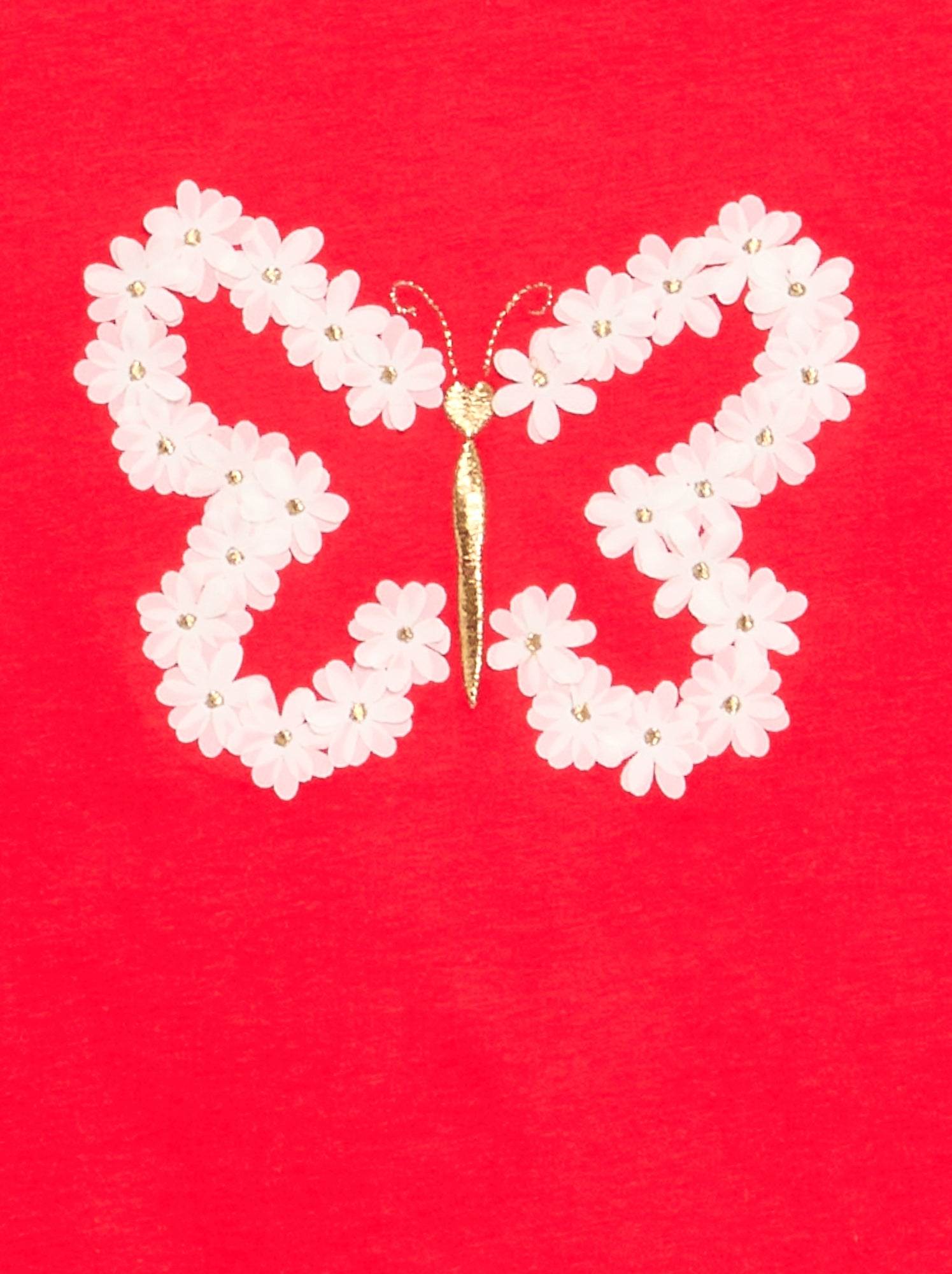 T-shirt à manches courtes avec animation - Rouge