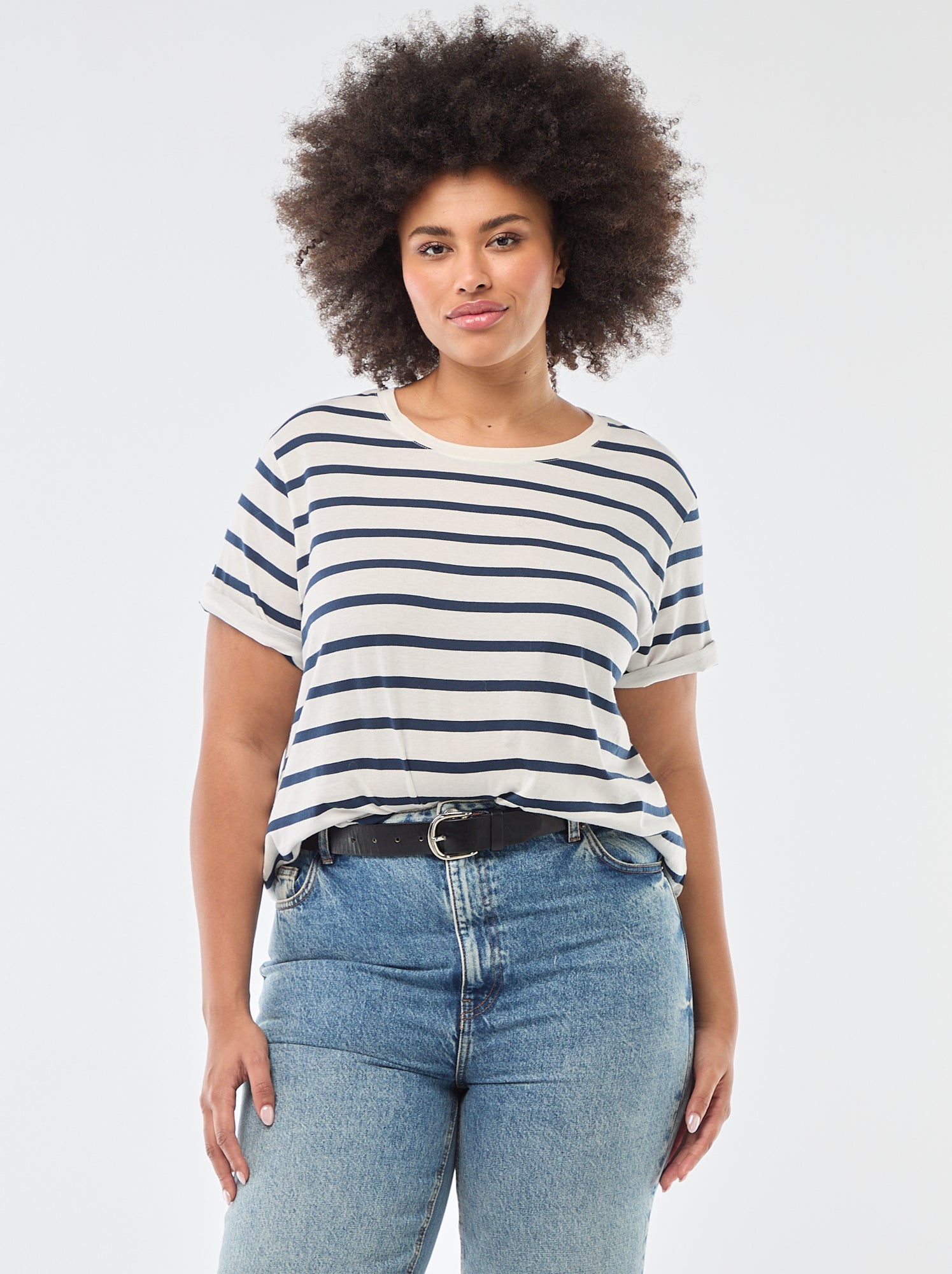 T-shirt à manches courtes avec imprimé - Blanc (CQD34_22)