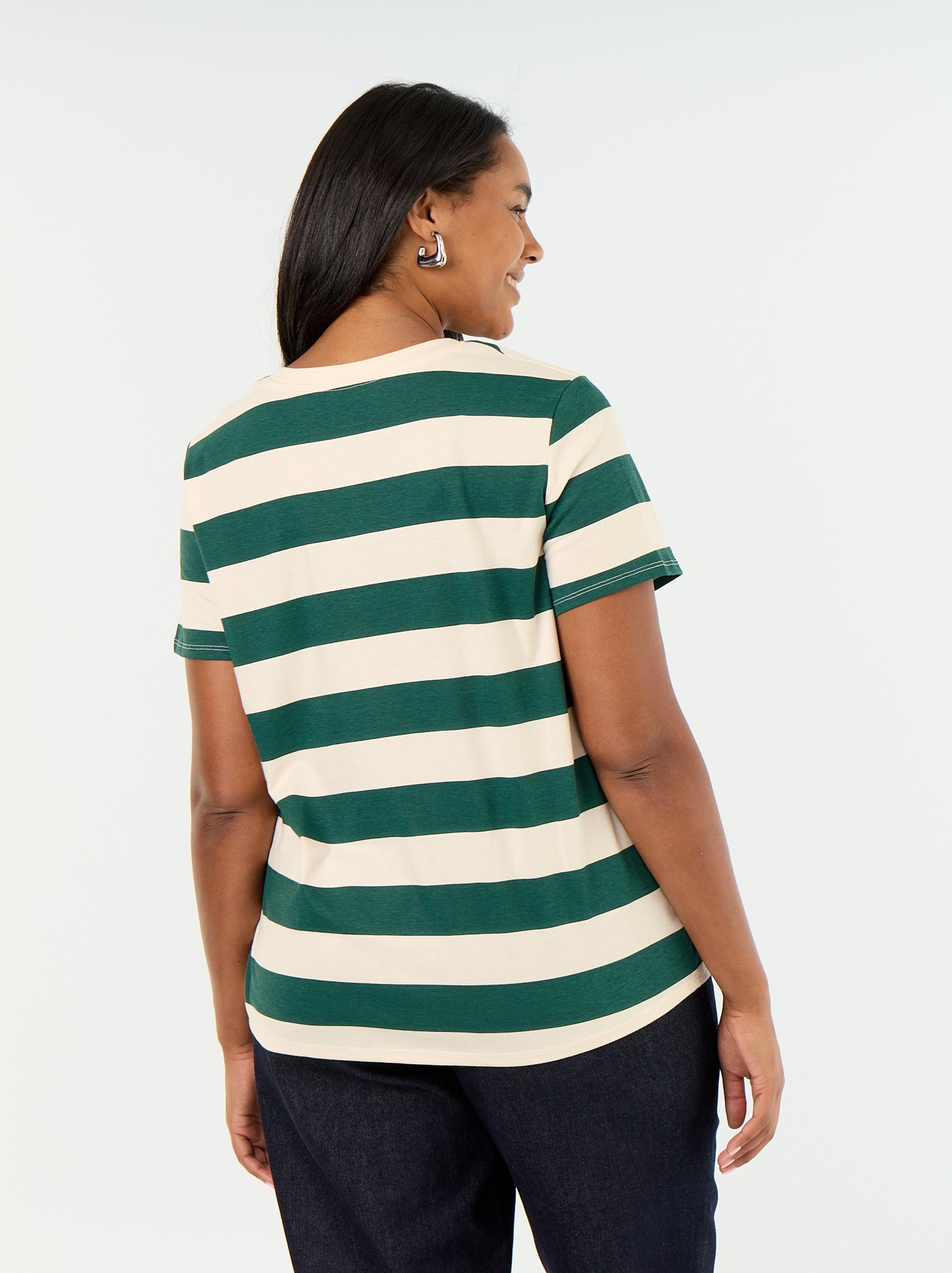 T-shirt à manches courtes avec imprimé - Blanc (CQD34_28)