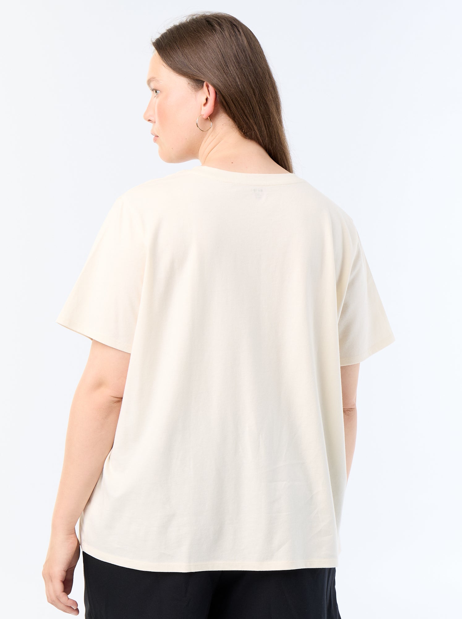 T-shirt à manches courtes avec imprimé - Blanc (CQD34_33)