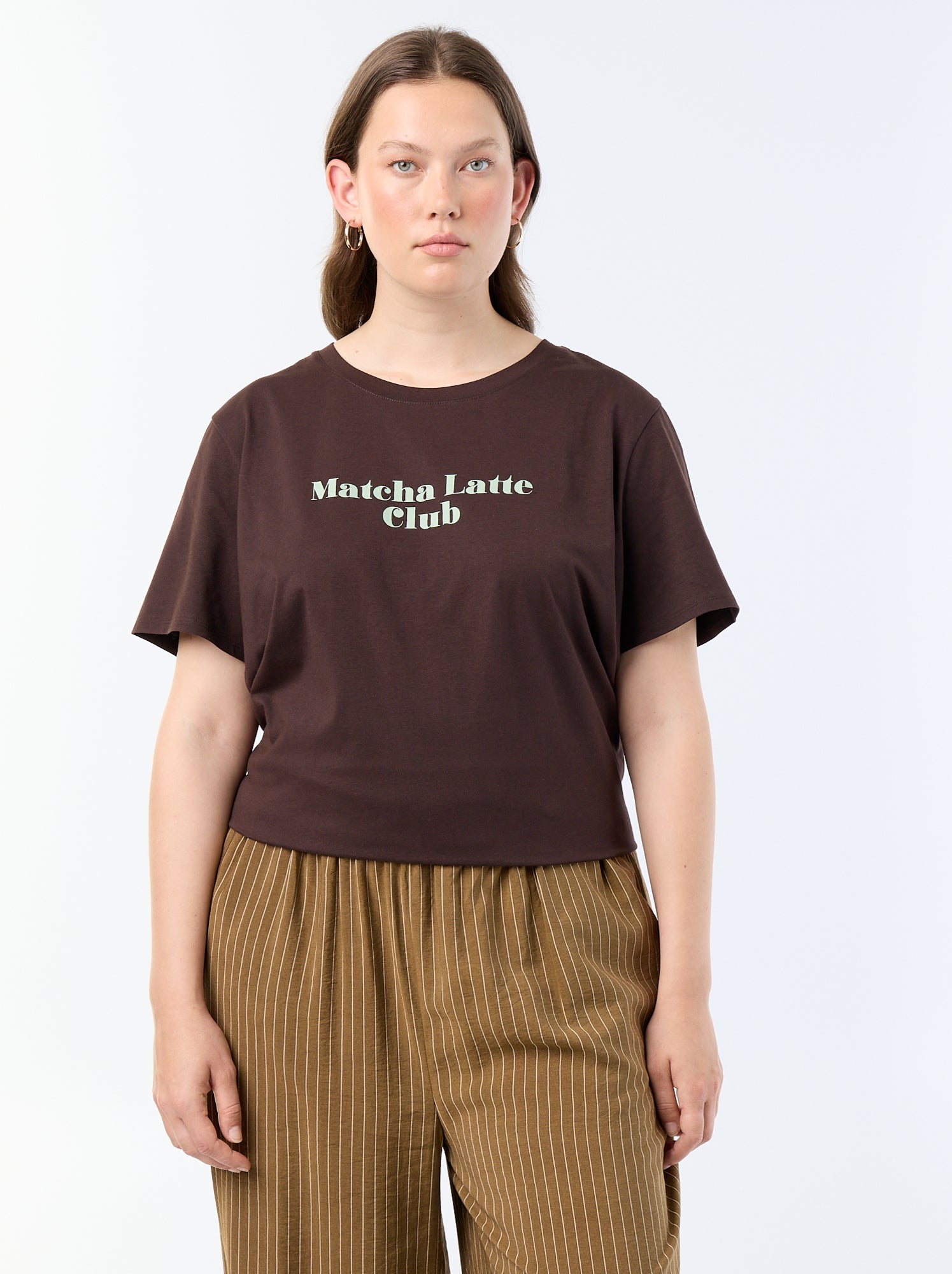 T-shirt à manches courtes avec imprimé - Marron (CQD34_30)