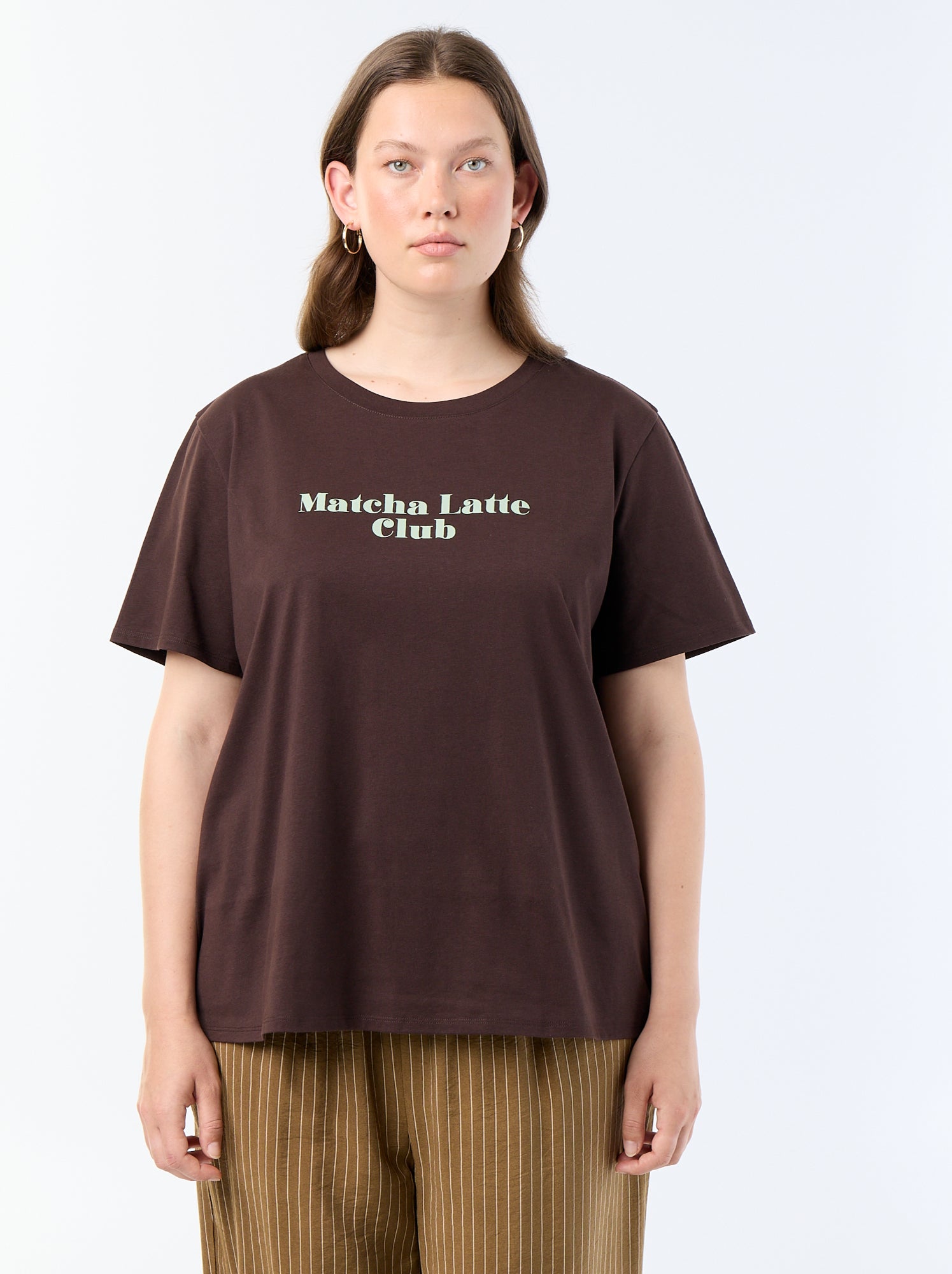 T-shirt à manches courtes avec imprimé - Marron (CQD34_30)