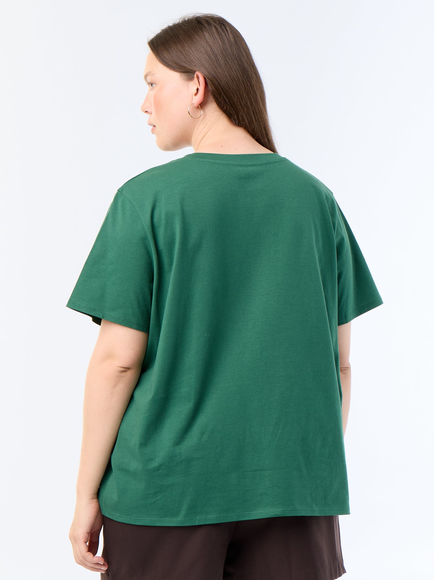 T-shirt à manches courtes avec imprimé - Vert