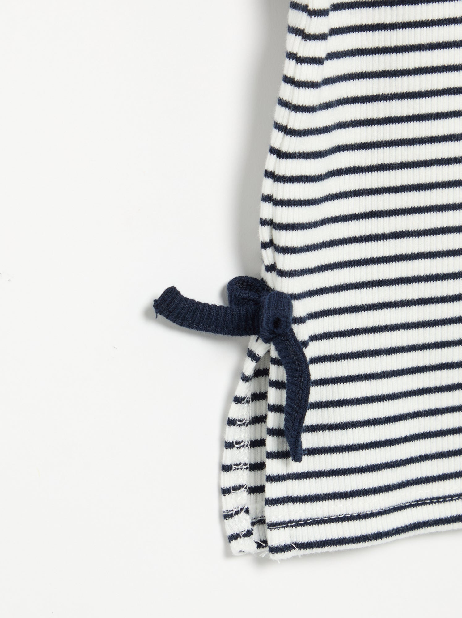 T-shirt à manches courtes avec nœuds - Bleu