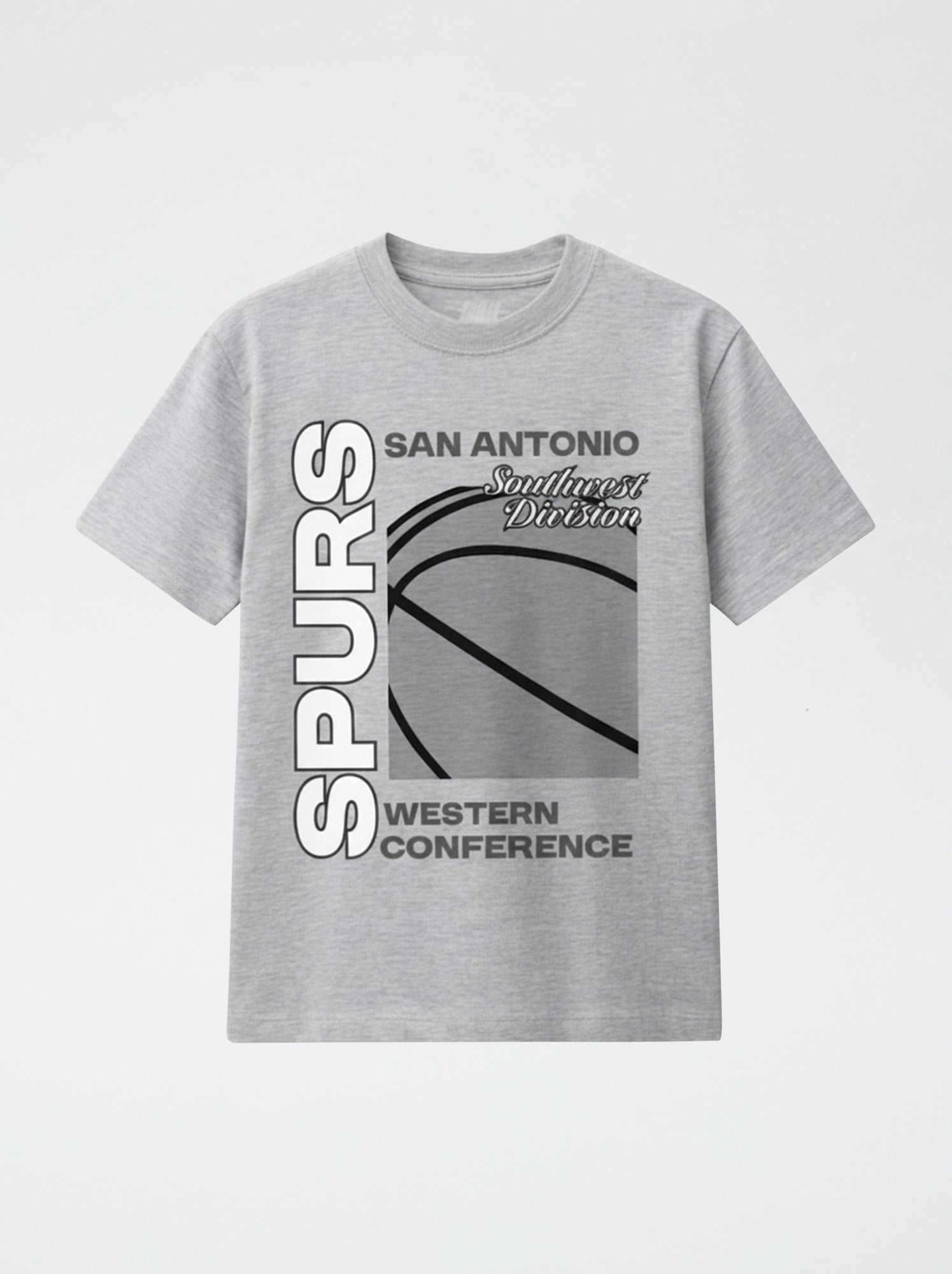 T-shirt à manches courtes avec print - Gris