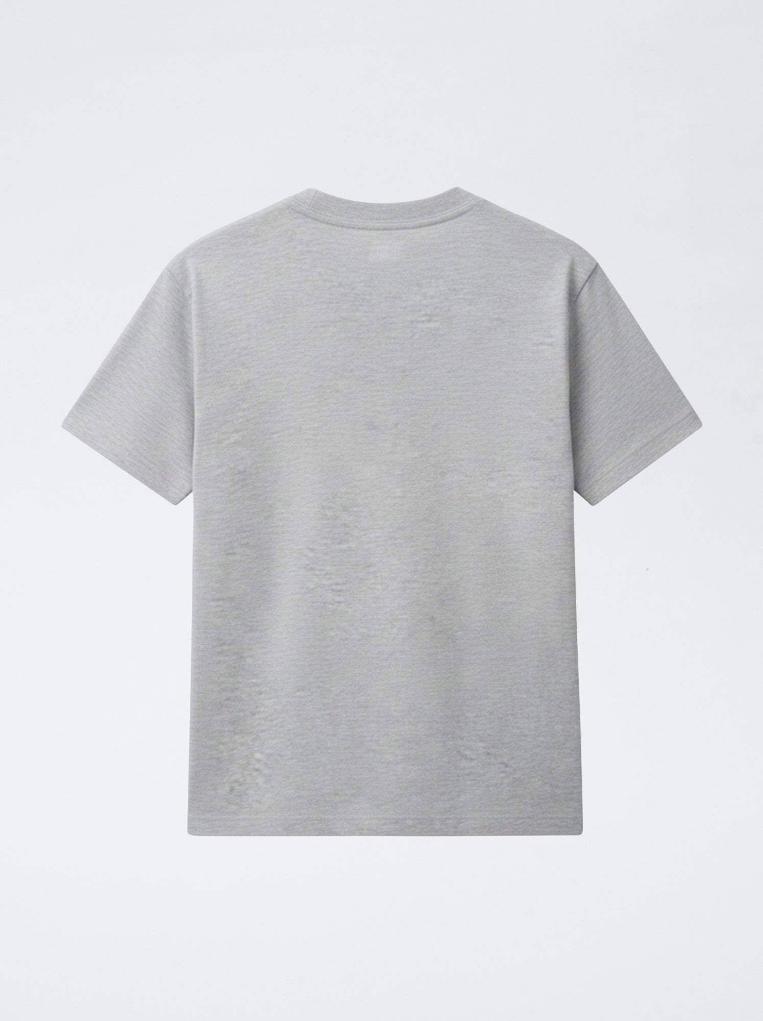 T-shirt à manches courtes avec print - Gris