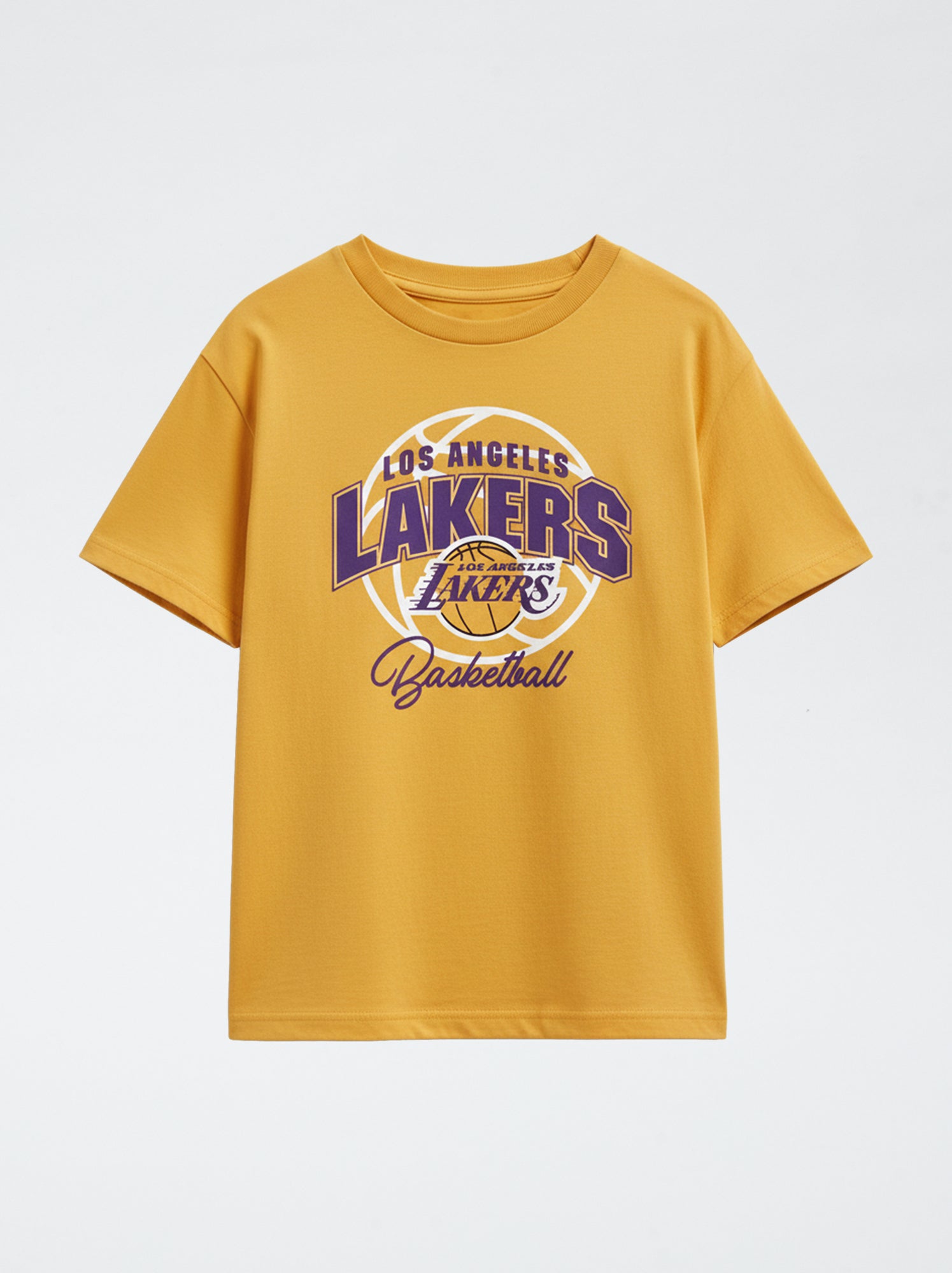 T-shirt à manches courtes avec print - Jaune