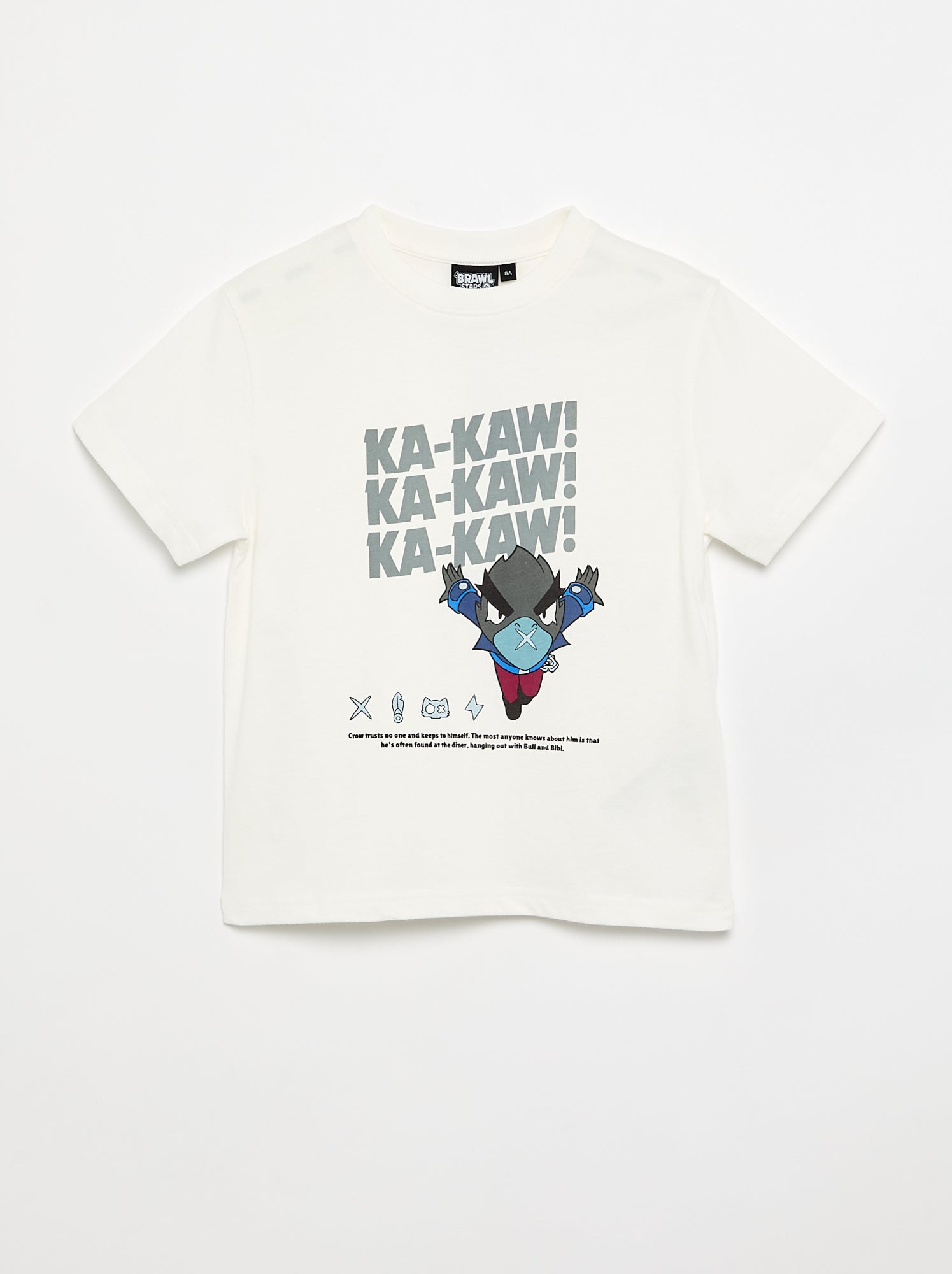 T-shirt à manches courtes 'Brawl Stars' - Blanc
