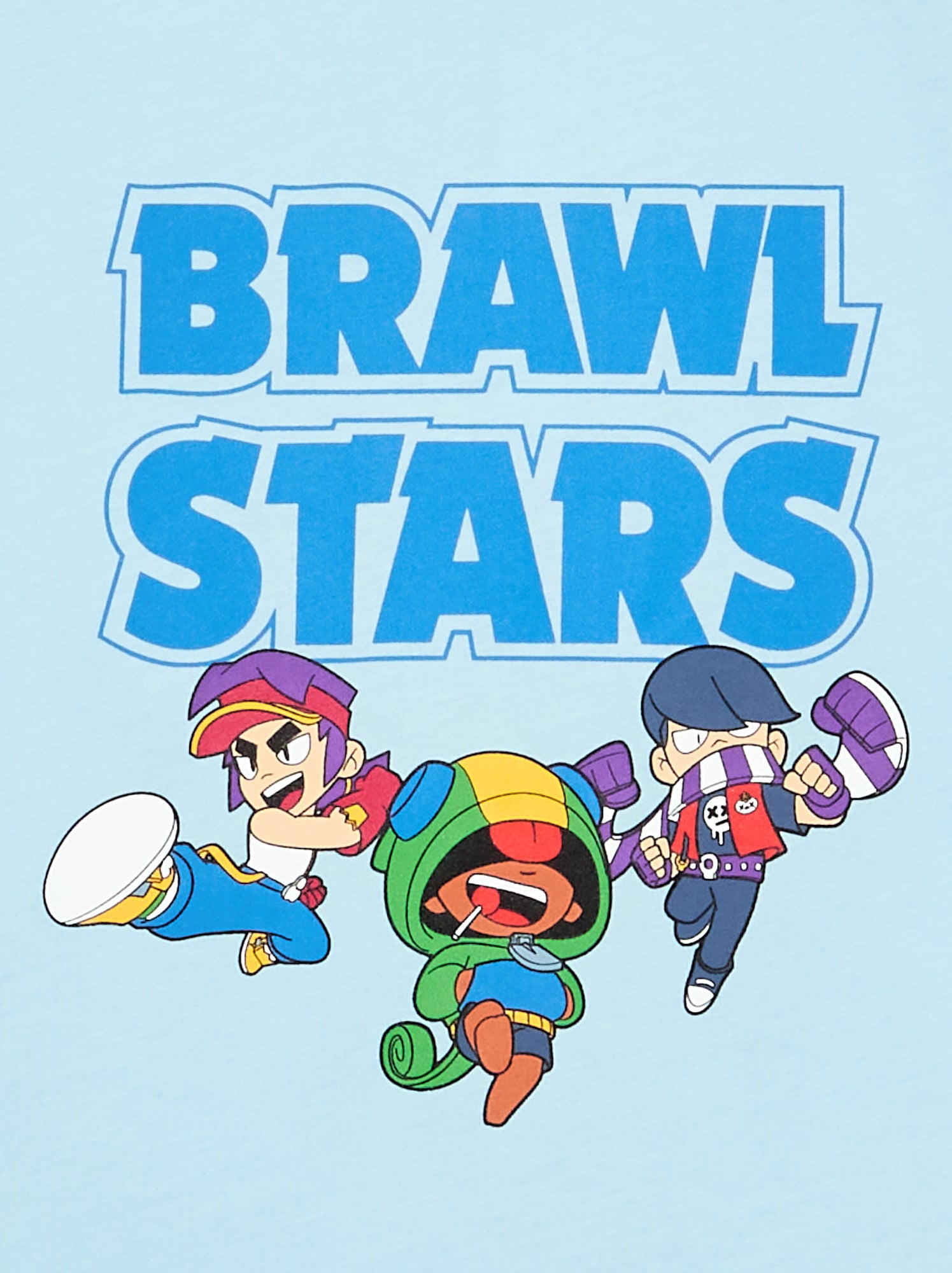 T-shirt à manches courtes 'Brawl Stars' - Bleu