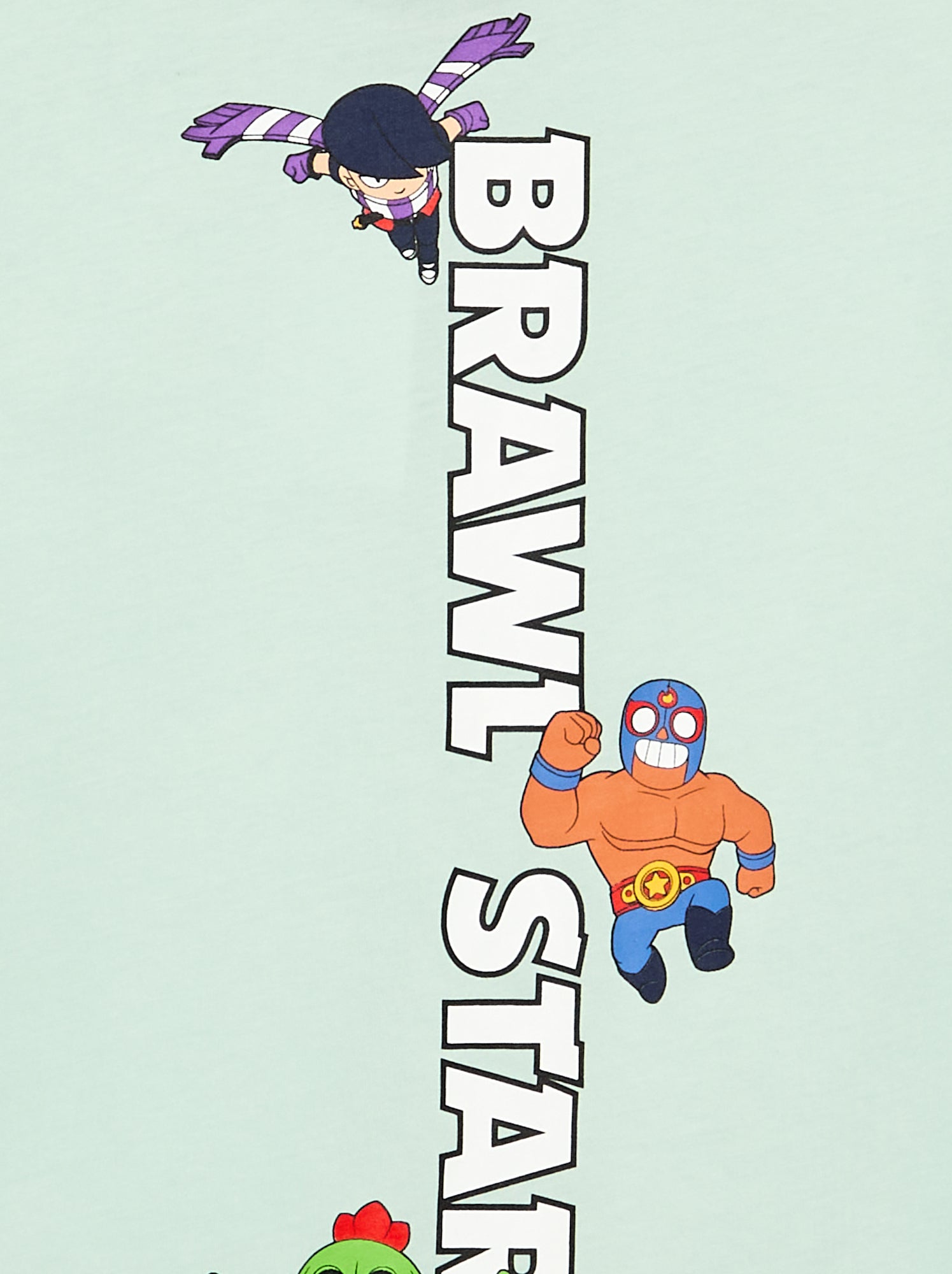 T-shirt à manches courtes 'Brawl Stars' - Vert