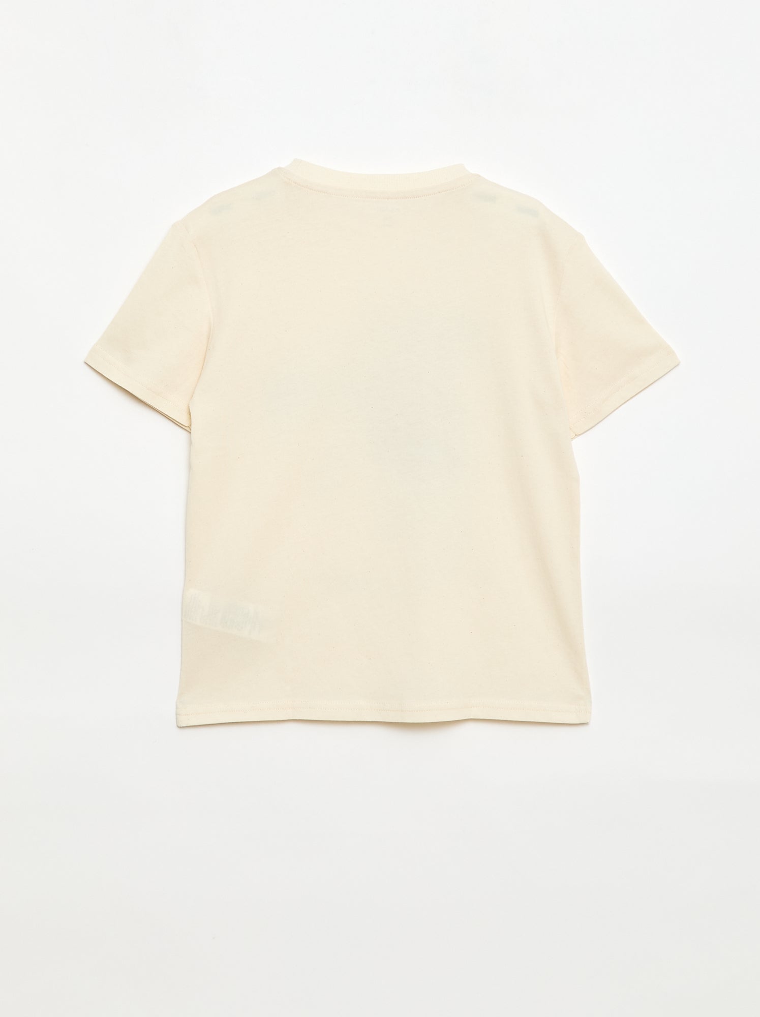 T-shirt à manches courtes imprimé - Blanc (EUP44_19)