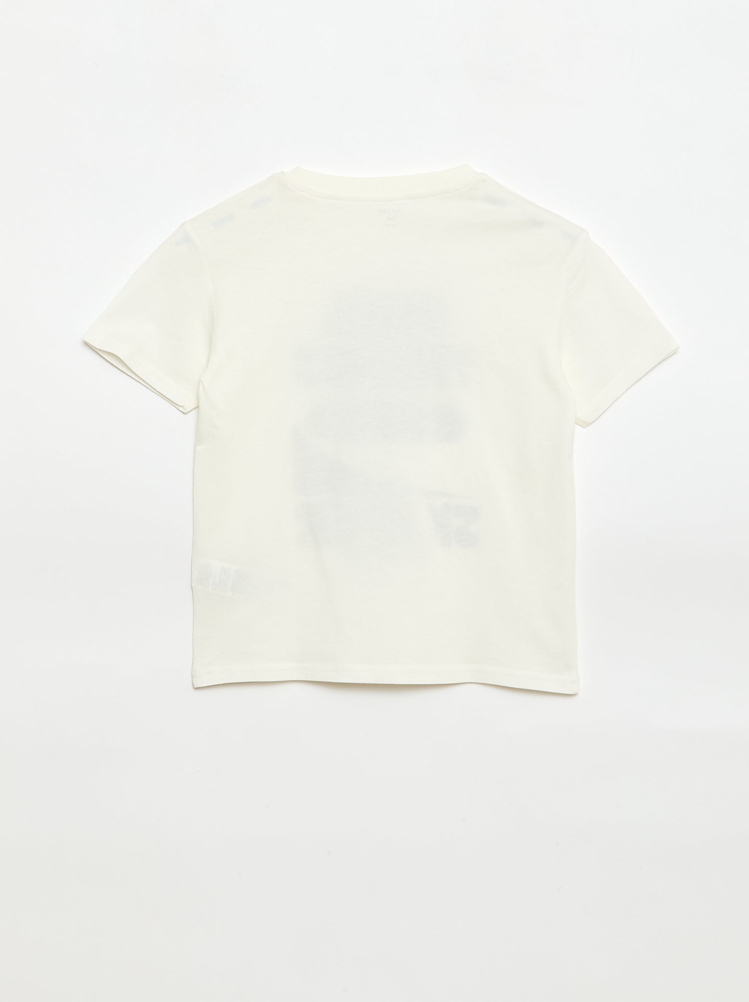 T-shirt à manches courtes imprimé - Blanc (EUP44_29)
