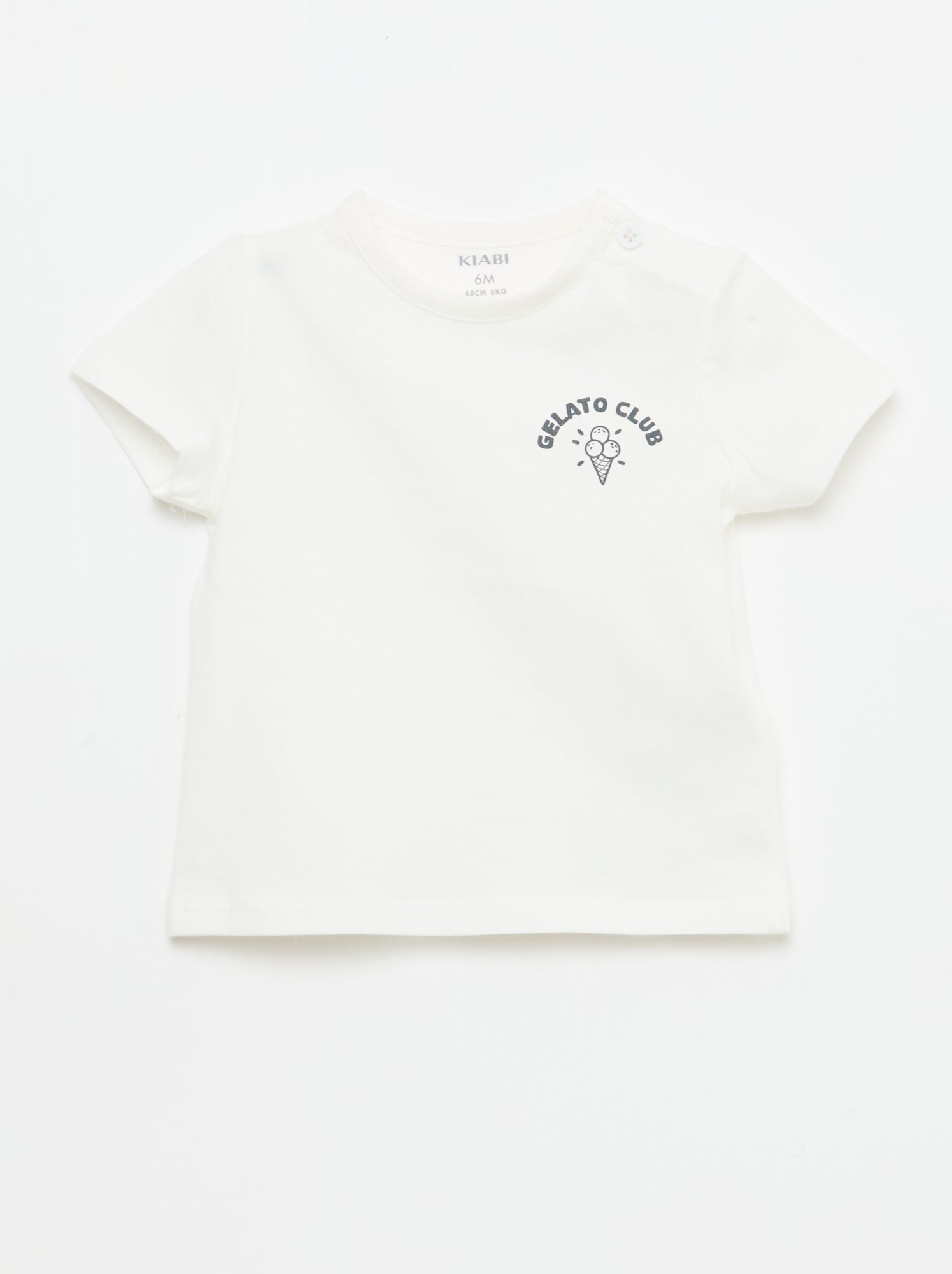 T-shirt à manches courtes imprimé - Blanc