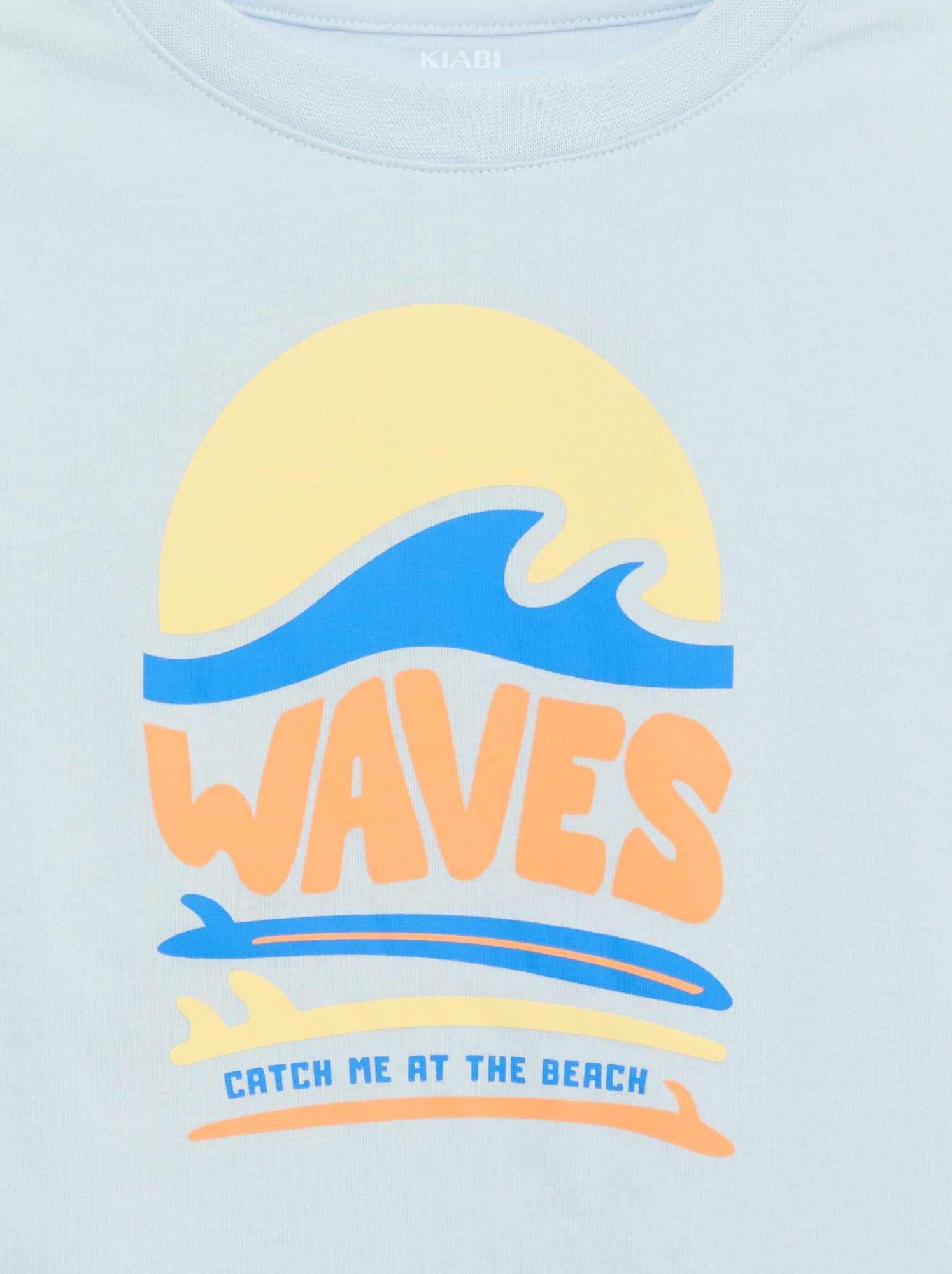 T-shirt à manches courtes imprimé - Bleu (EUP44_36)