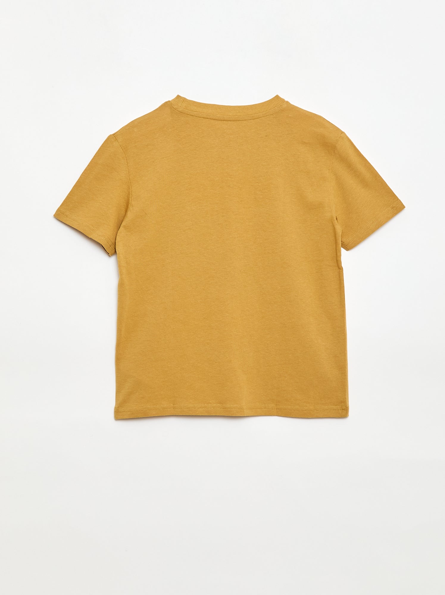 T-shirt à manches courtes imprimé - Jaune (EUP44_17)