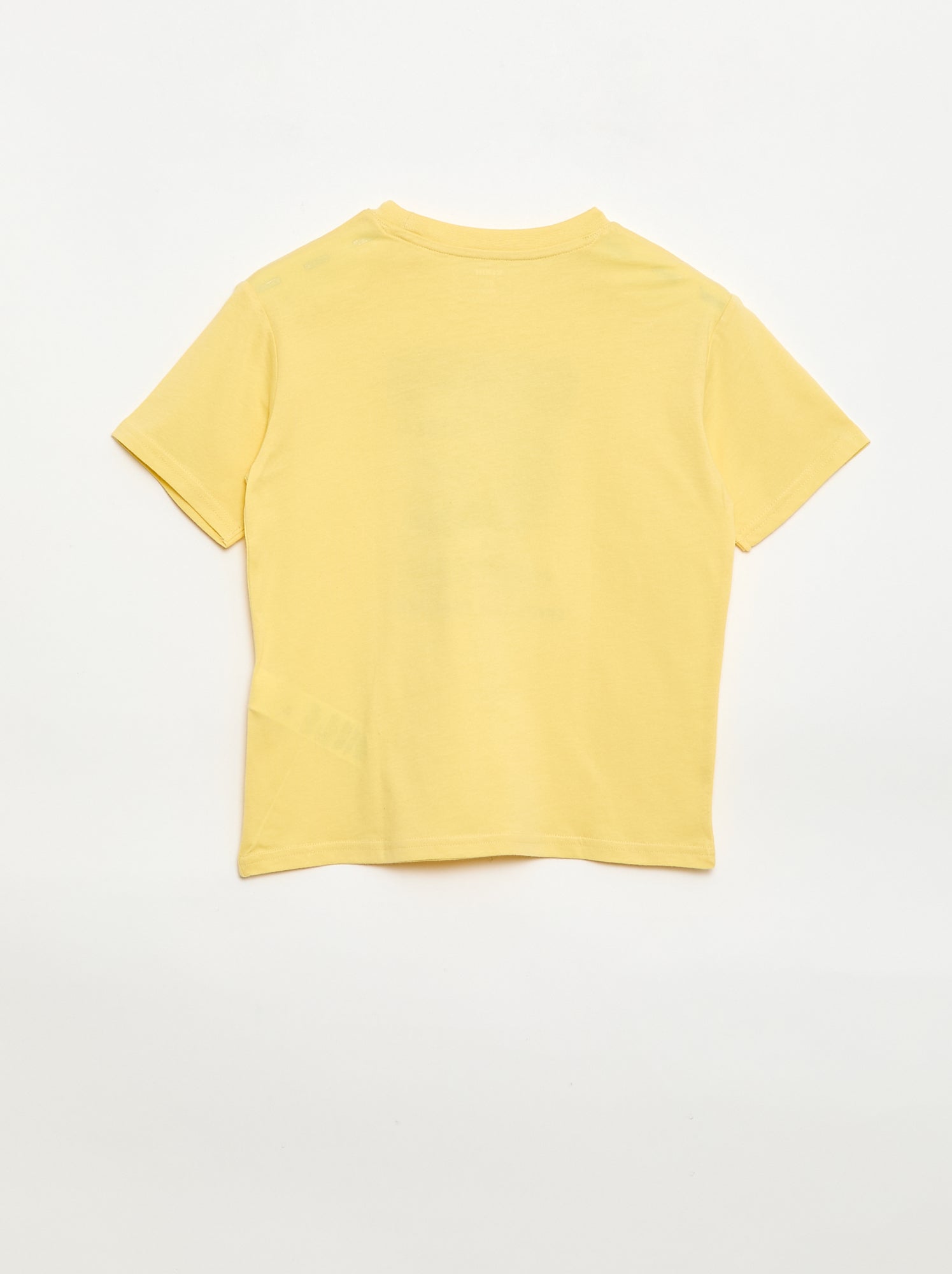 T-shirt à manches courtes imprimé - Jaune (EUP44_27)