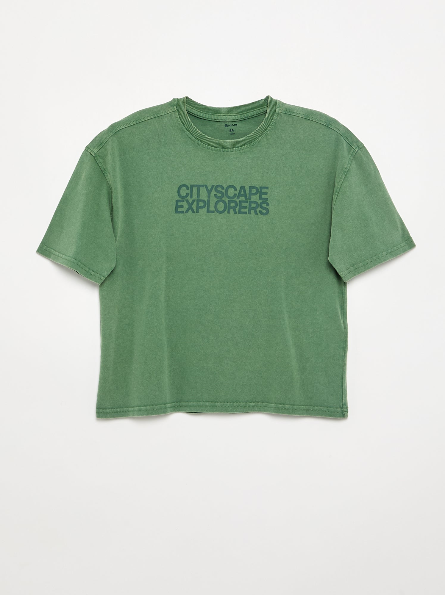 T-shirt à manches courtes imprimé - Kaki