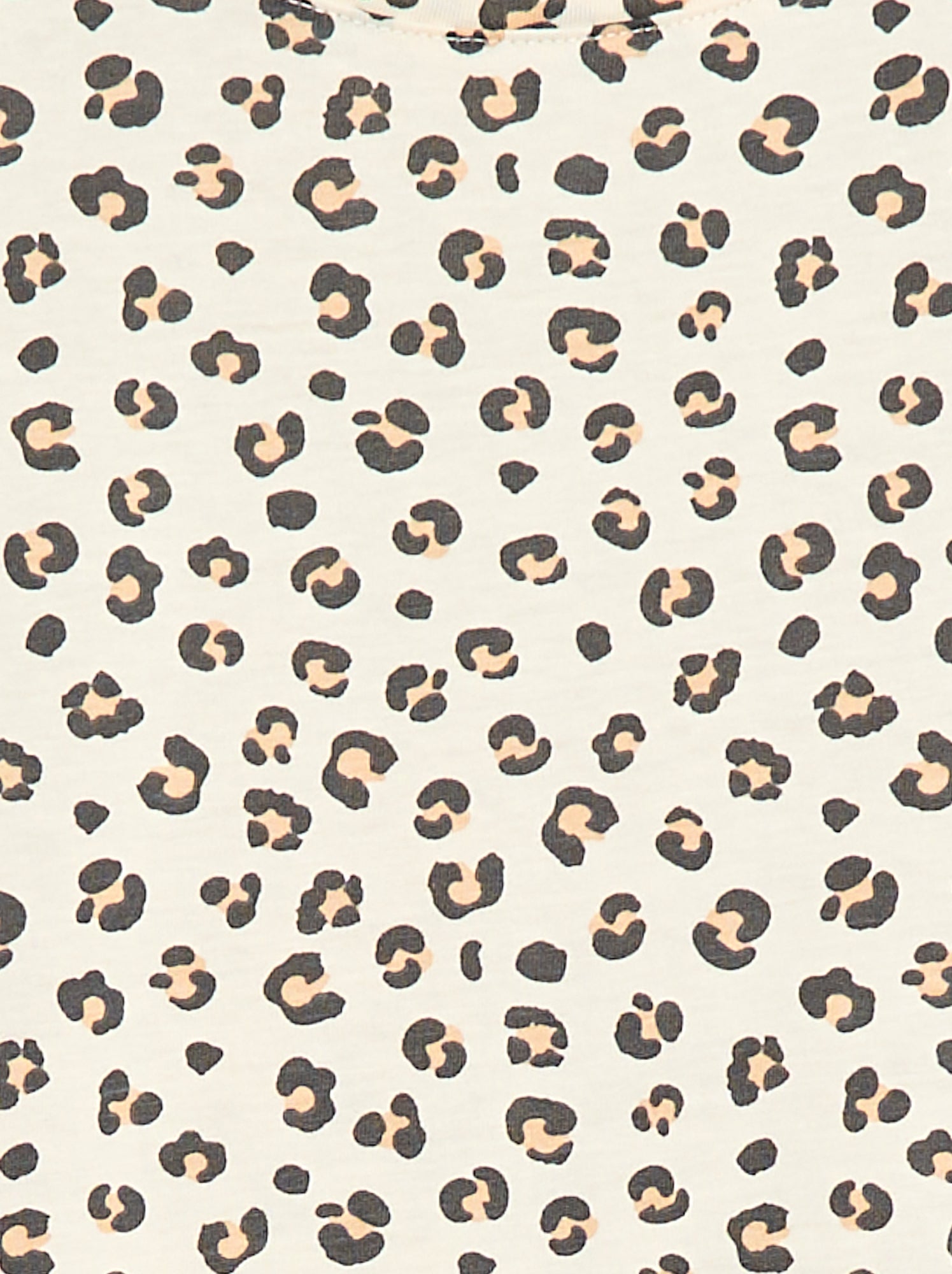 T-shirt à manches courtes imprimé 'léopard' - leopard