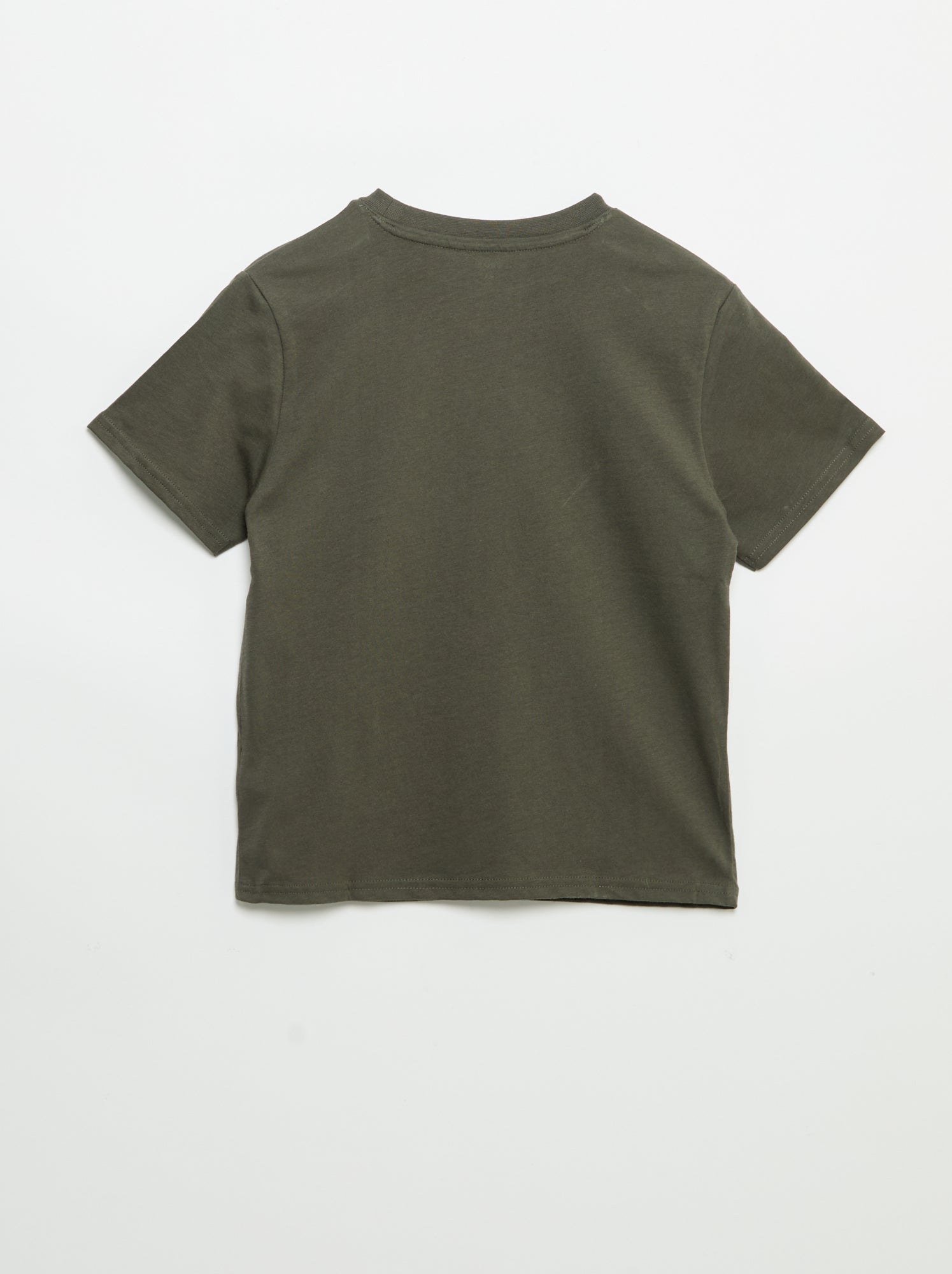 T-shirt à manches courtes imprimé - Orange